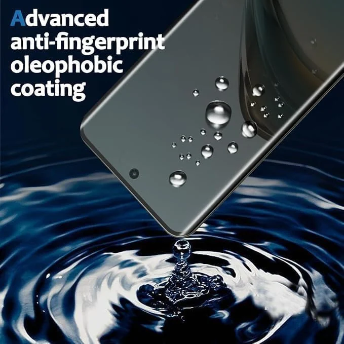 DL3 Mobilak Screen Protector for realme 14 Pro Plus/realme 14 Pro+ UV Glass Fingerprint Reader Support 3D Curved Anti-Spy Tempered Glass Screen Protector - Privacy