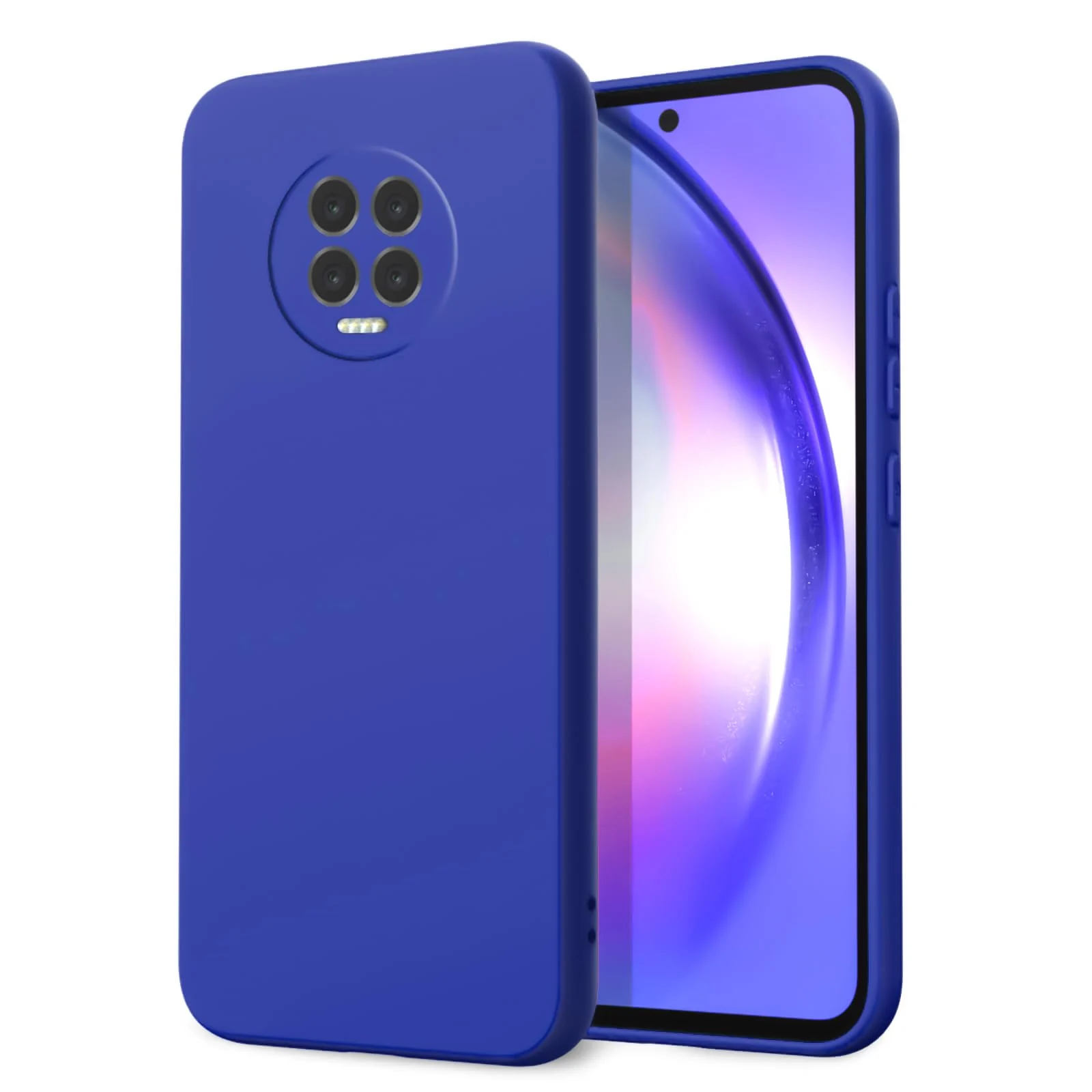 Dl3 Mobilak Infinix Note 7 Case,Soft Flexible Silicone Gel Rubber Bumper Cover,Slim Fit Full Body Shockproof Protective Phone Case (Light Purple)