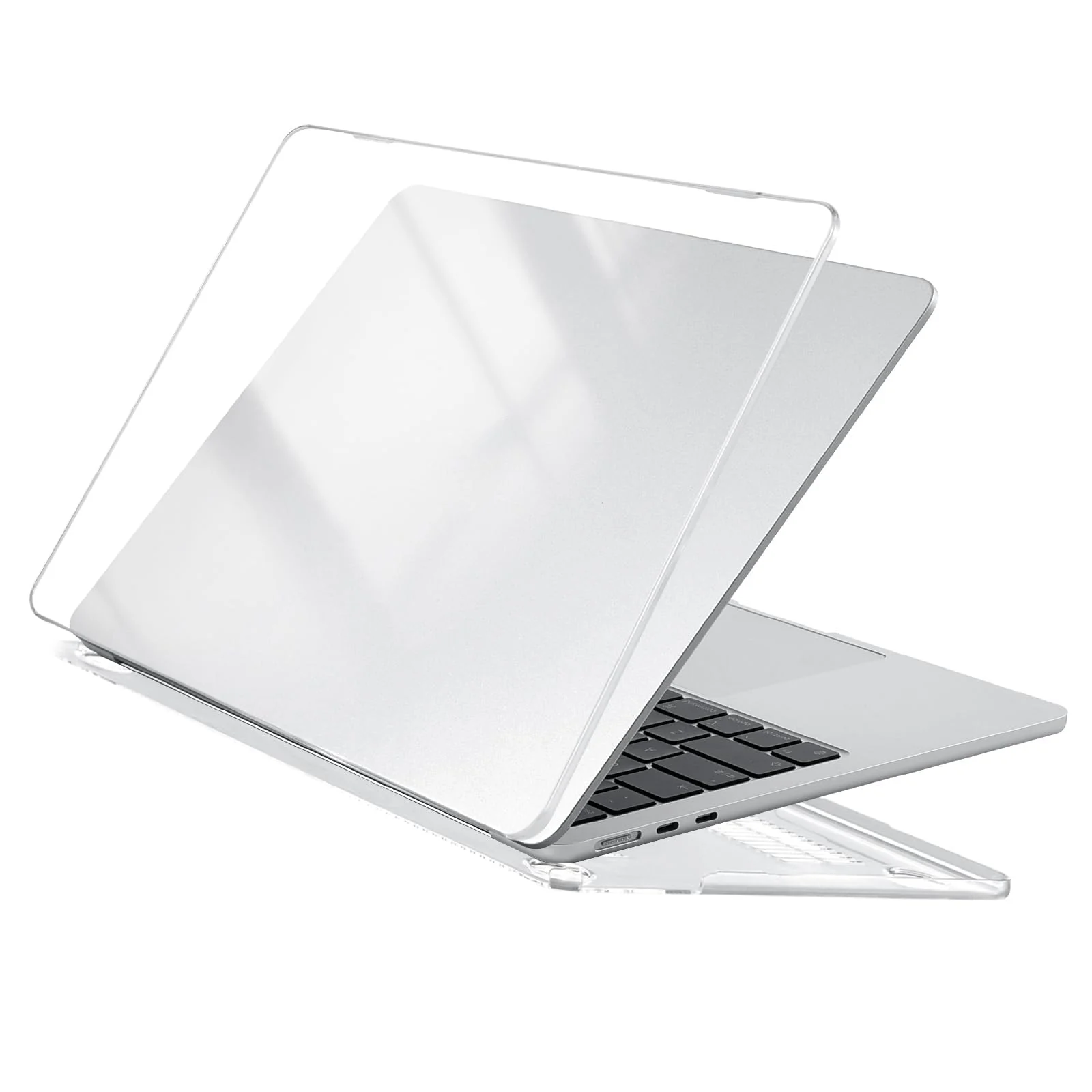 DL3 Mobilak Case Compatible with MacBook Air 13 Inch (Models: A1369 & A1466, Older Version 2010-2017 Release), Slim Snap On Hard Shell Protective Cover - Clear