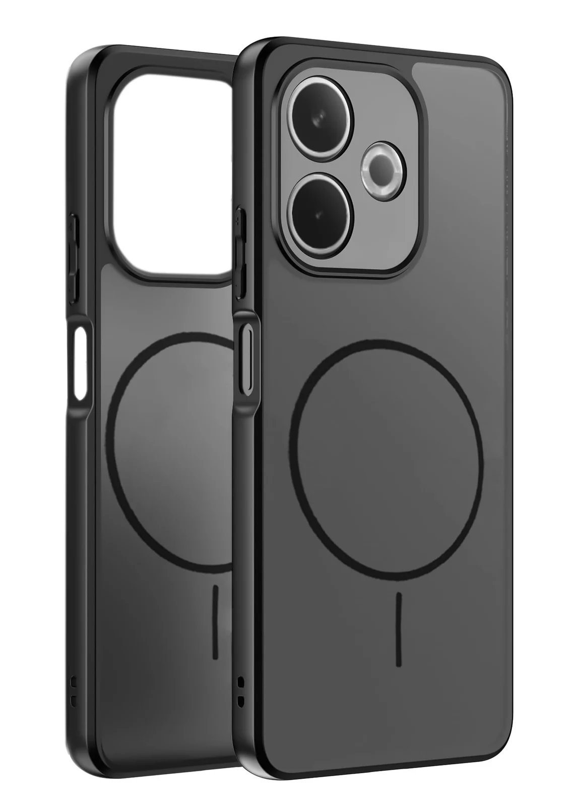 DL3 Mobilak Case For OPPO A5 Pro Translucent Matte PC Back & Soft TPU Edge, [Not Compatible with MagSafe] Anti-Scratch Shockproof Protective Cover with Full Camera Protection