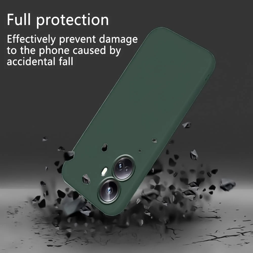 DL3 Mobilak Soft Silicone Gel Bumper Case for realme 10 pro plus - Green