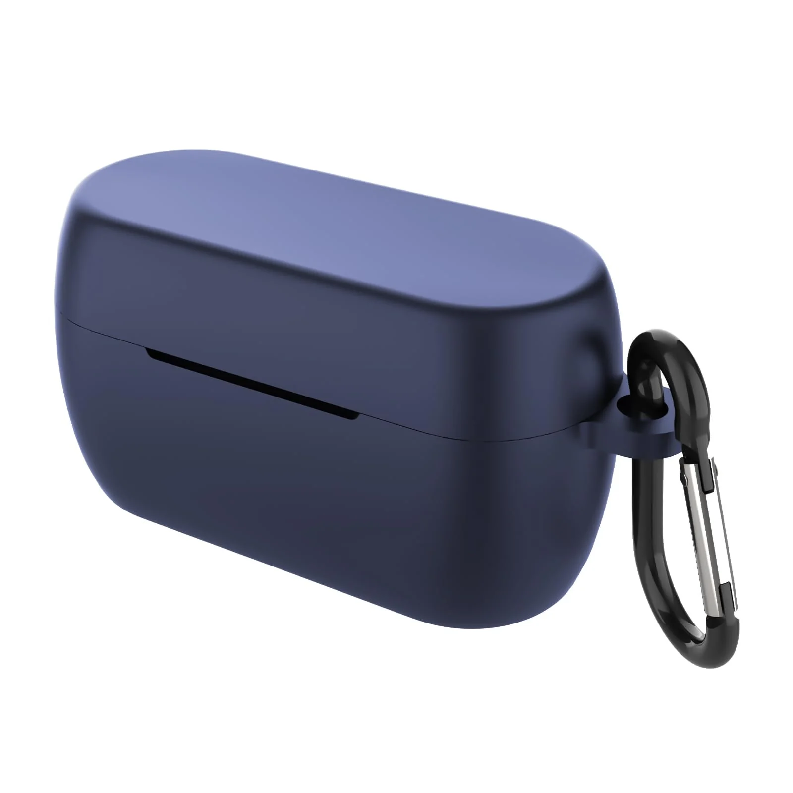 DL3 Mobilak Silicone Case Compatible with Jabra Elite 2 Earbuds, Soft Silicone Protective Case Cover, Shockproof Sleeve with Carabiner For Jabra Elite 2 - Blue