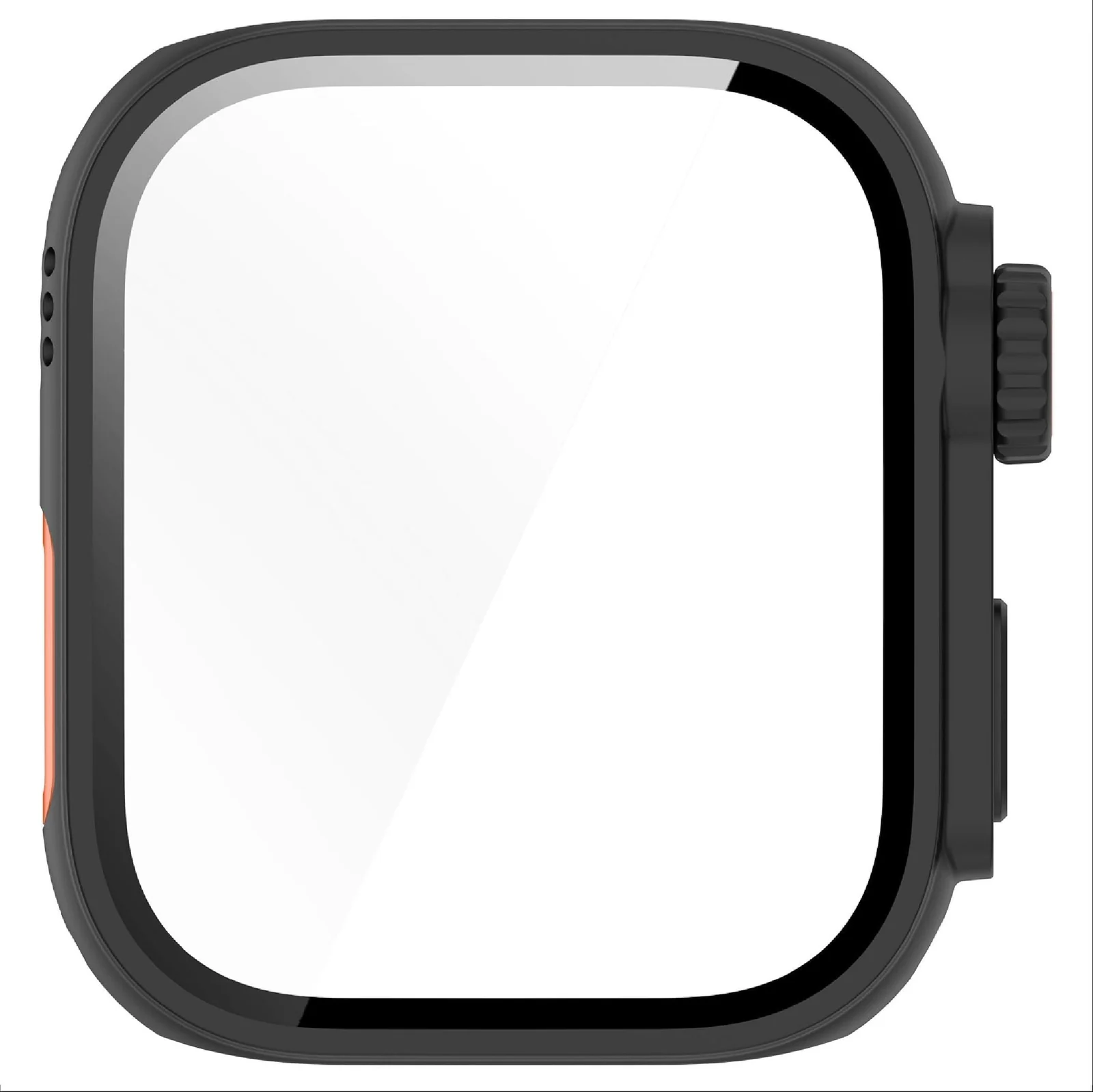 DL3 MOBILAK Ultra-Style Watch Case with Tempered Glass for Huawei Watch Fit 3, Black