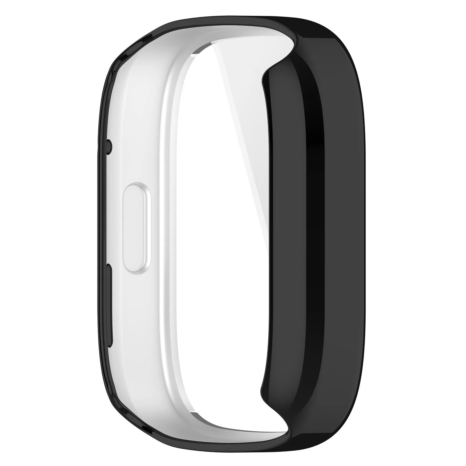 DL3 Mobilak Case Compatible with Xiaomi Redmi Watch 3 (Not Fit Watch 3 Active) Protective Case, Flexible TPU Full Protection Screen Protector Cover Scratch-Resistant Screen Protector Case - Black