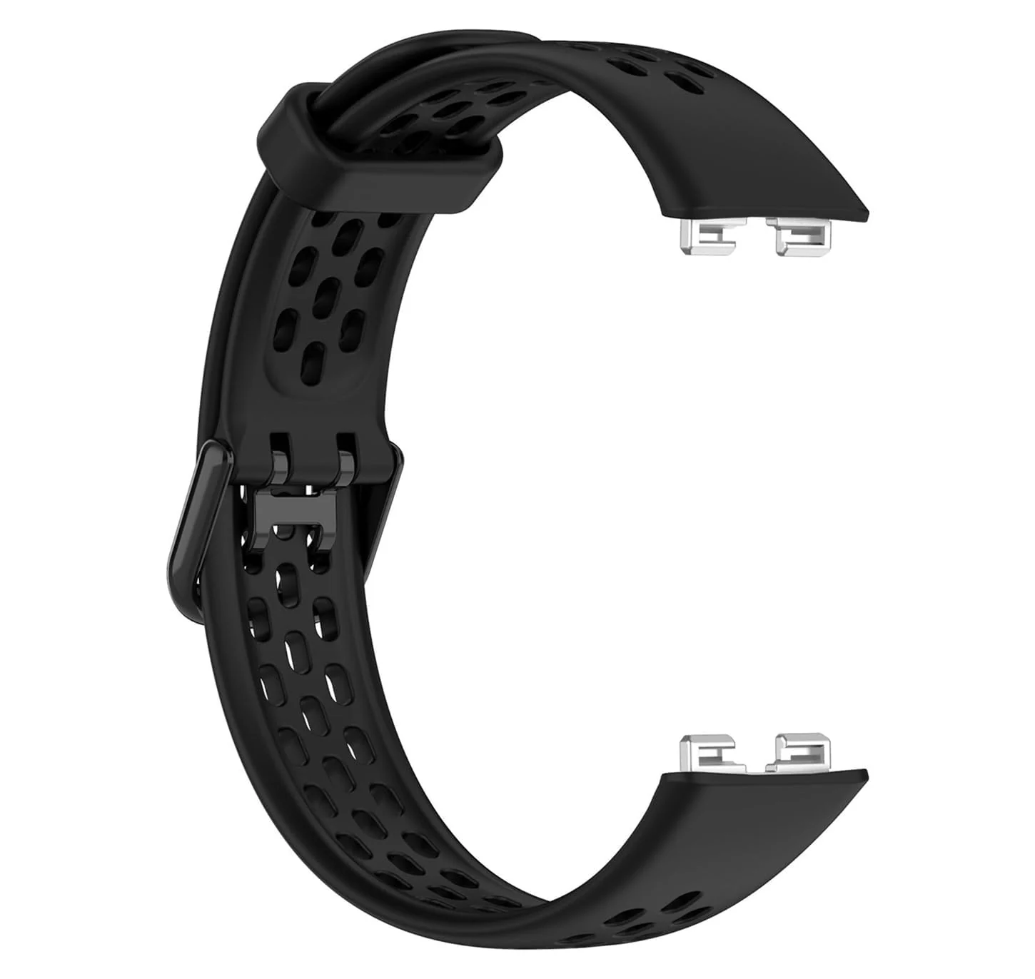 DL3 Mobilak Strap for HUAWEI Band 9 / HUAWEI Band 8 Replacement Band, Silicone Belt, Soft, Waterproof, Sweatproof, Easy to Put on and Take Off, HUAWEI Band 8/Band 9 Replacement Strap, Sport Band - Black
