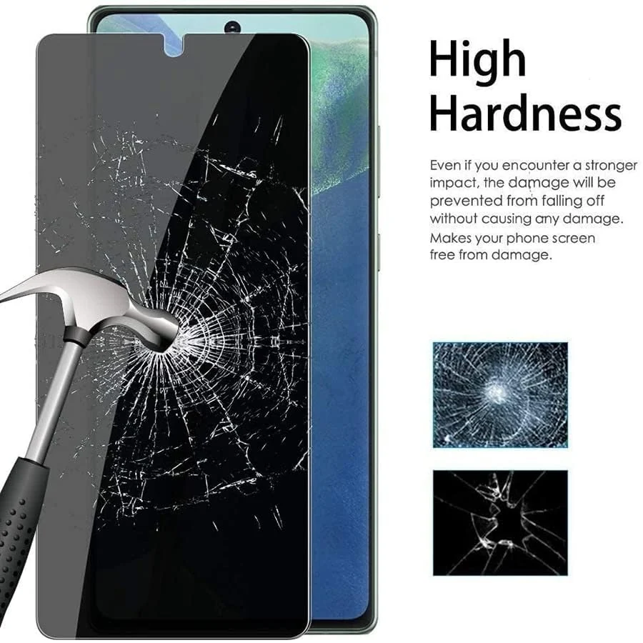 DL3 Mobilak Privacy Samsung Galaxy M52 5G for Tempered Glass, Screen Protector 9H Hardness Anti Spy Tempered Glass Anti-Scratch Privacy Screen Protector - Clear