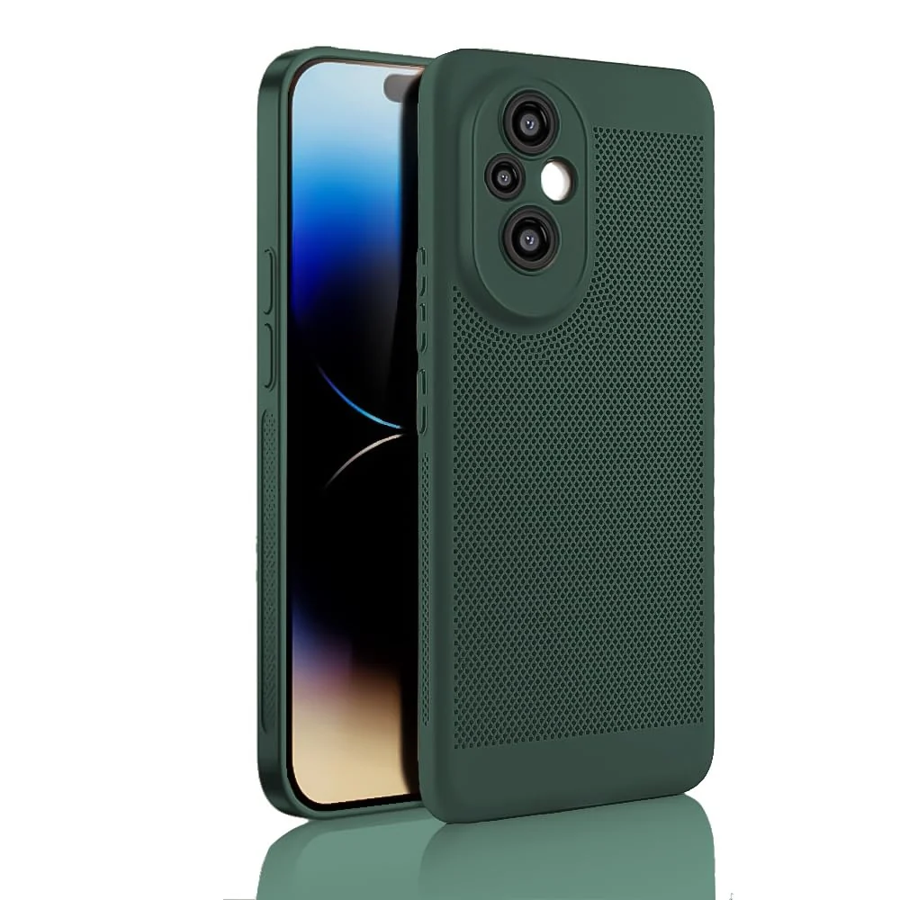 Honor 200 Pro 5G Heat Dissipation Case with Built-in Camera Lens Protector — DL3 Mobilak PC Protective Case for Honor 200 Pro 5G, Supports wireless charging, Camera protection, Shock-absorbing protection