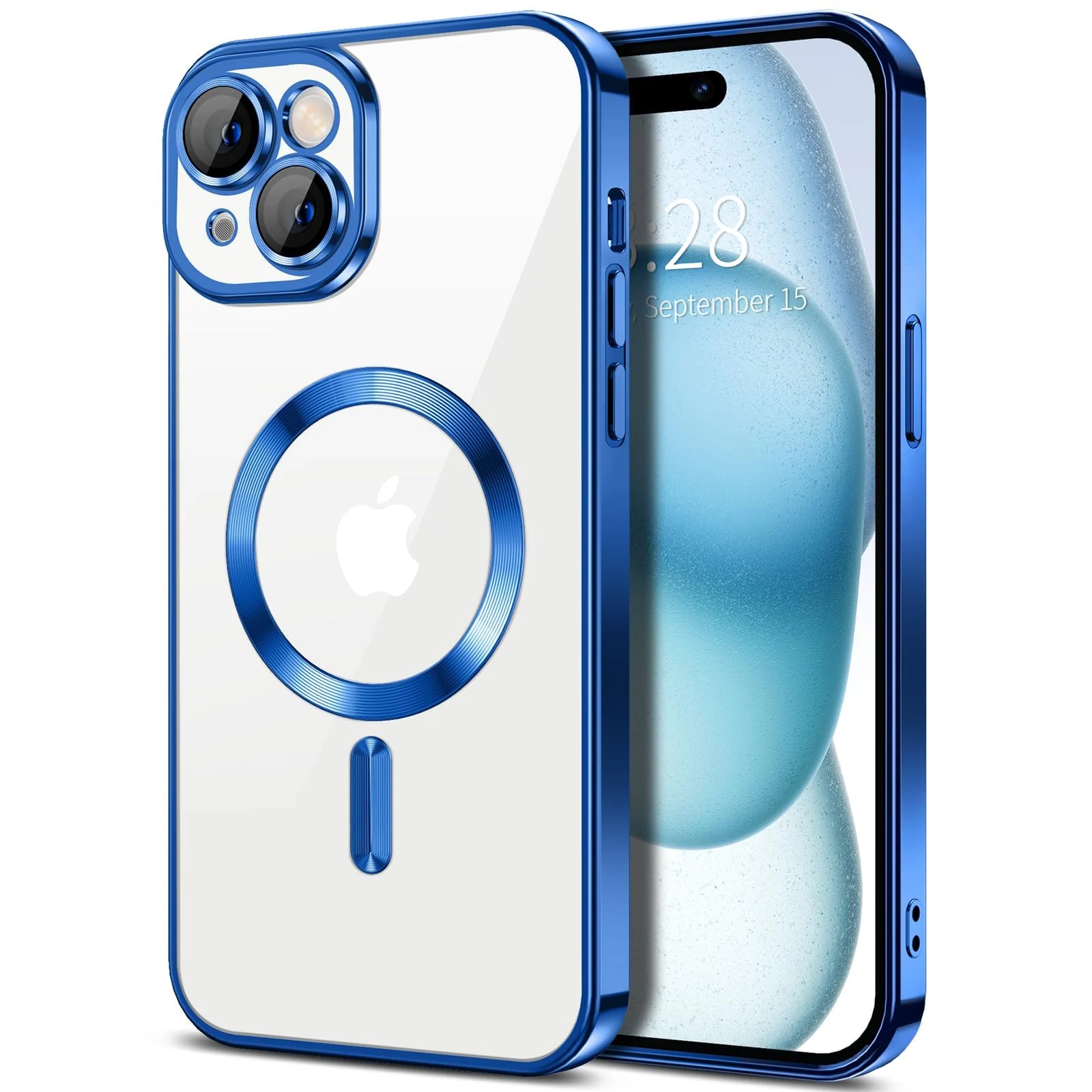 iPhone 13 (6.1 Inch — DL3 Mobilak Plated-Edge Protective Case for iPhone 13 (6.1 Inch) Compatible with, Compatible with MagSafe accessories, Supports wireless charging, Camera protection