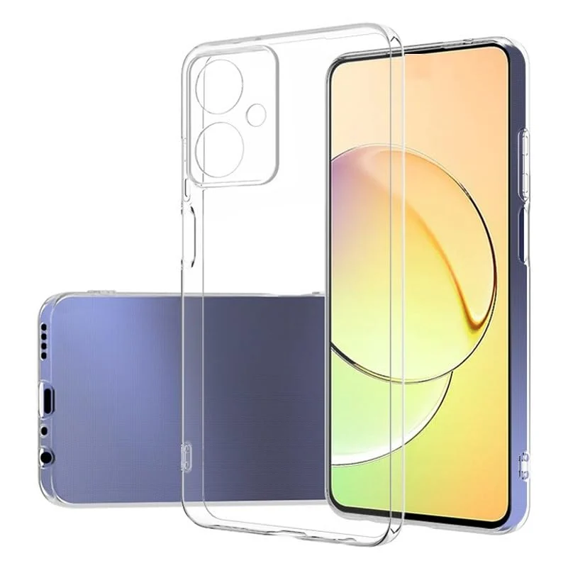 DL3 Mobilak Case Compatible with vivo Y27 4G Case Crystal Soft TPU Gel Case Flexible Silicone Anti-Scratch Camera Protection TPU Cover - Clear