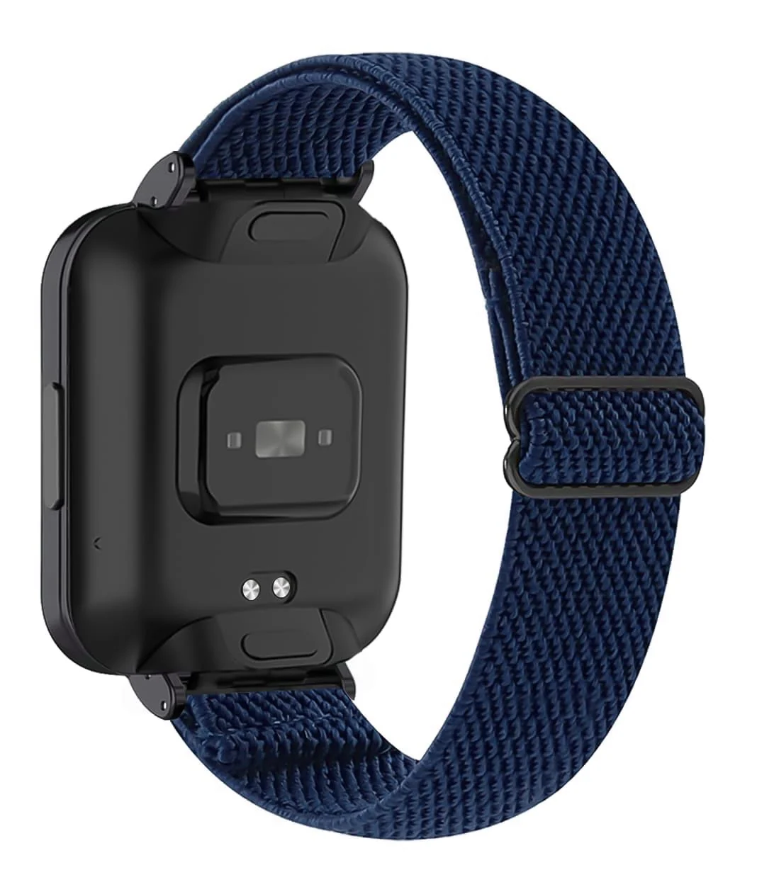 Dl3 Mobilak Nylon Strap Compatible With Xiaomi Redmi Watch 2 Lite/Poco Watch/Redmi Watch 2 / Horloge 2, PU Protective Case + Replacement Bracelet (Blue), Unisex-Adult