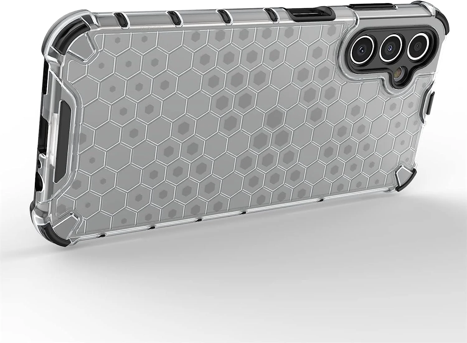DL3 Mobilak Clear PC and TPU Protective Case for vivo Y02S / vivo Y16 4G with Shockproof Design - Clear