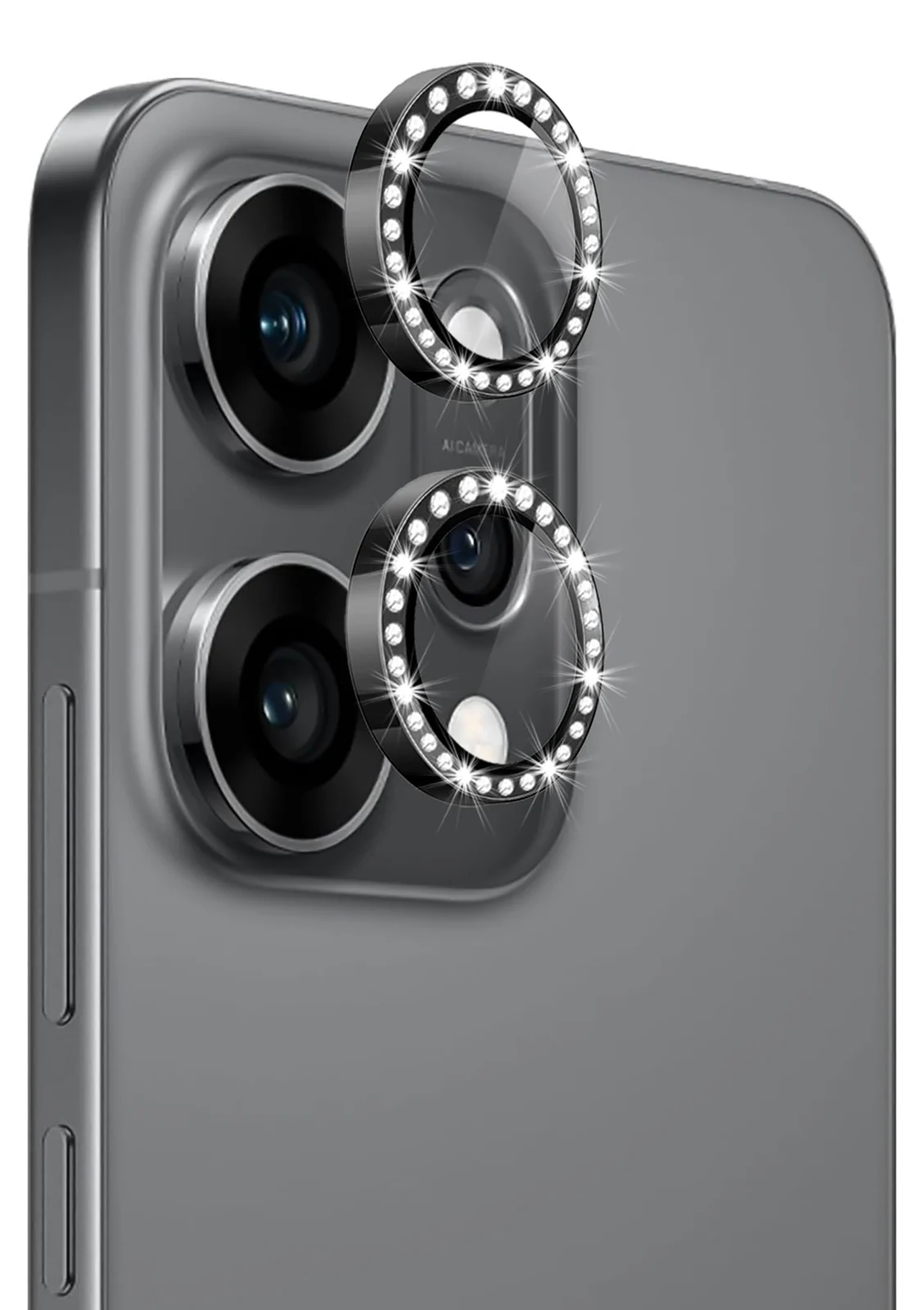 DL3 Mobilak Camera Lens Protector for OPPO Reno 14 5G (OPPO Reno14) Accessories, 9H Tempered Glass Metal Individual Ring Camera Cover Screen Protector, Case Friendly, Anti Scratch