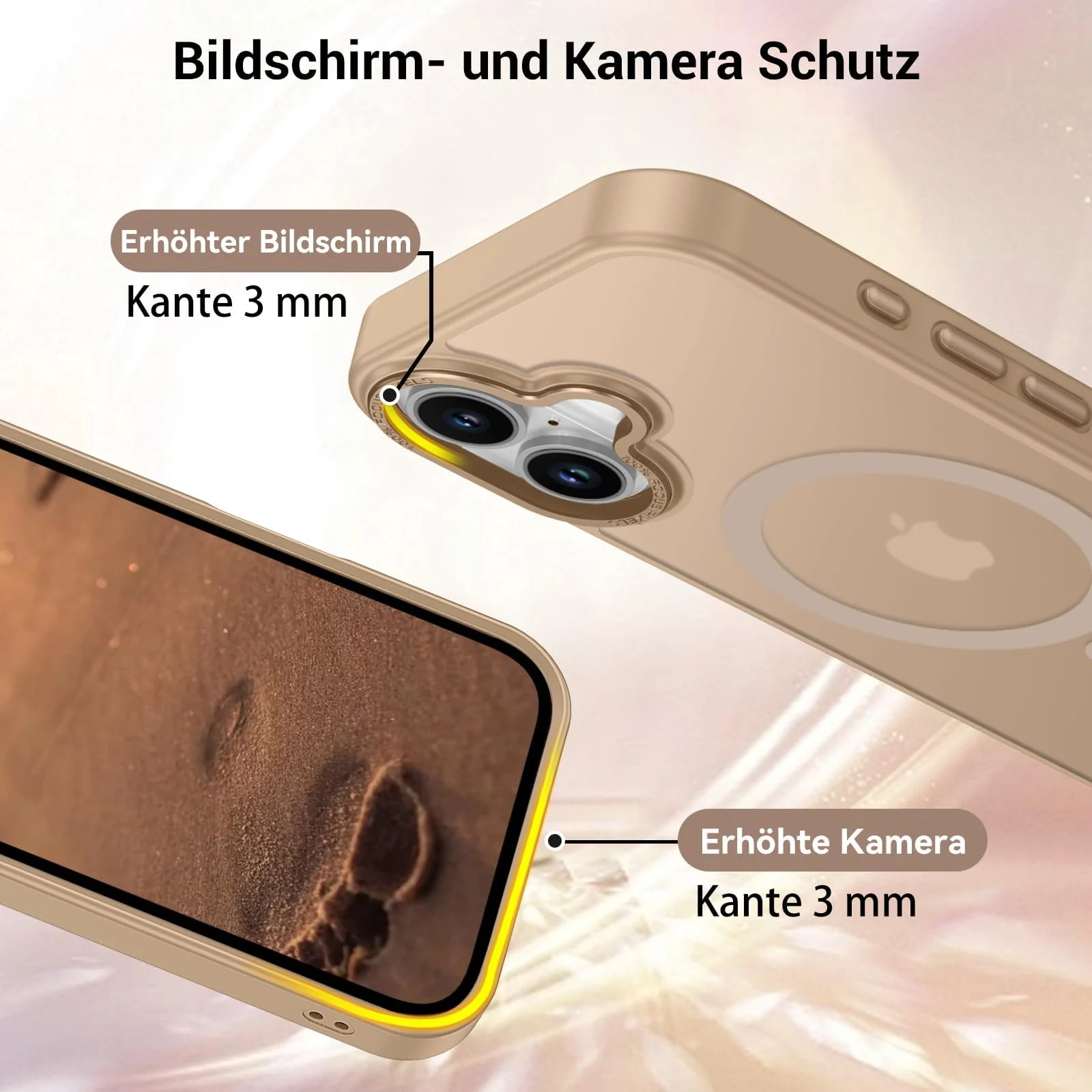 DL3 MOBILAK Protective Phone Case for Apple iPhone 17 - Desert