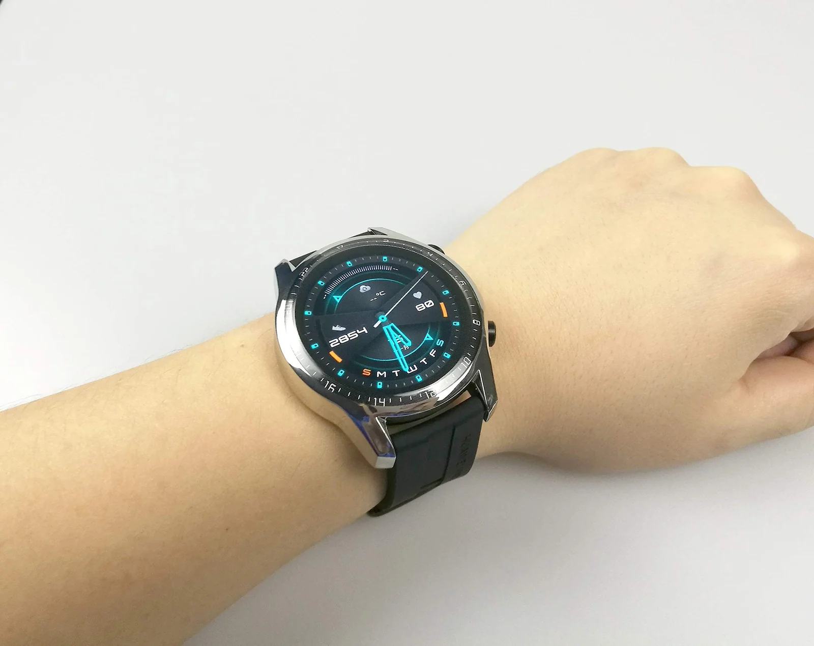 DL3 Mobilak Case Compatible with Huawei Watch GT2 46mm Case All-Around Screen Protector Watch Soft TPU Shockproof Cover Slim Guard Thin Bumper Shell Protector - Silver