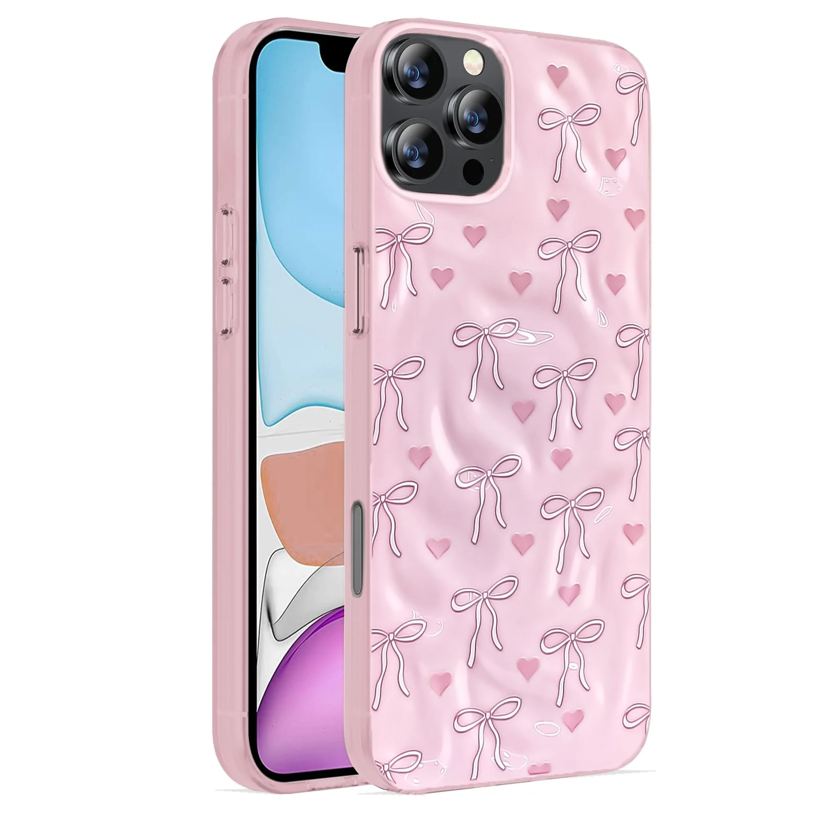 DL3 Mobilak Soft Silicone Protective Case for iPhone 16 Pro Max with Camera Protection and Shockproof Design - Style 2