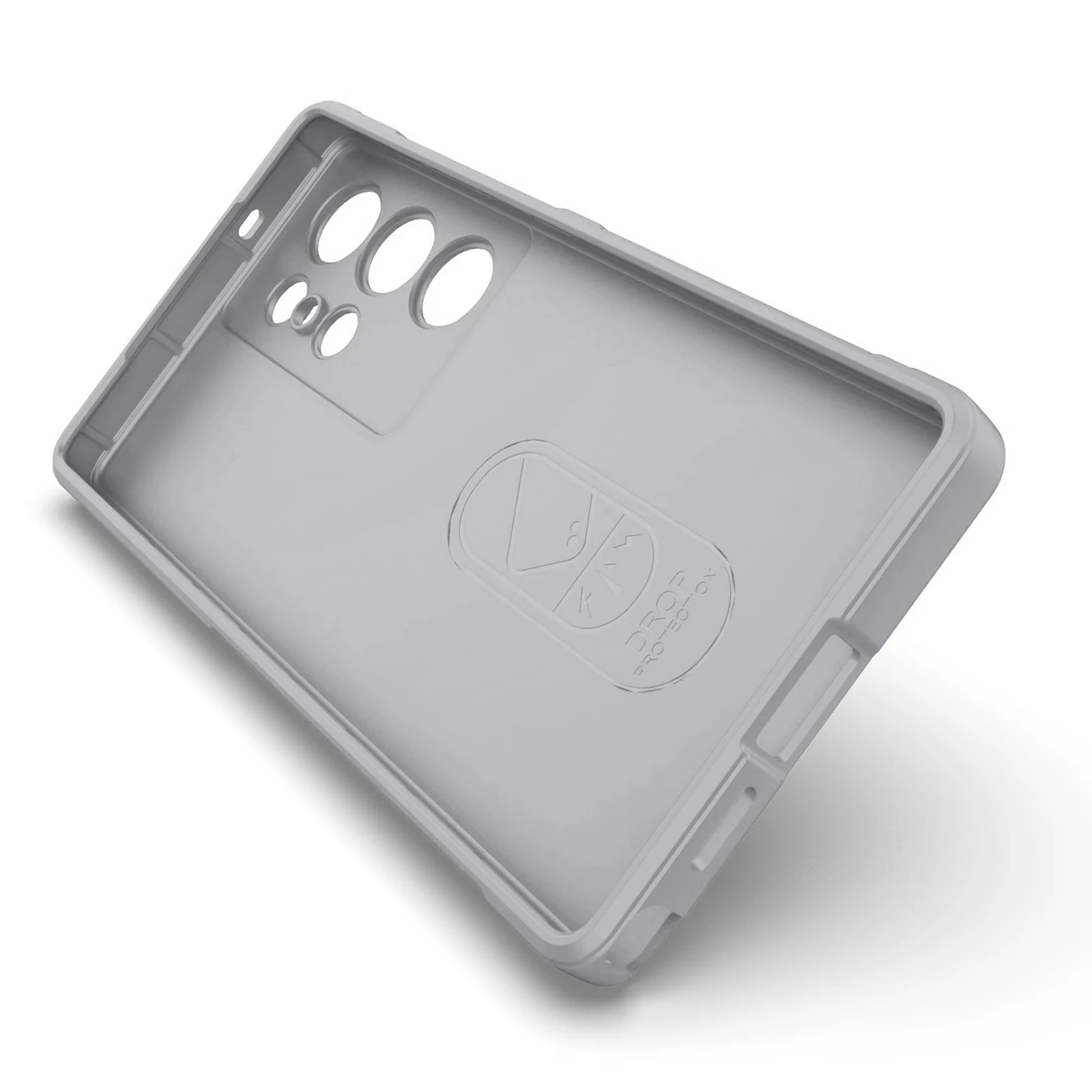 DL3 Mobilak Flexible Silicone and TPU Protective Case with Camera Protection for Samsung Galaxy S25 Ultra - Gray