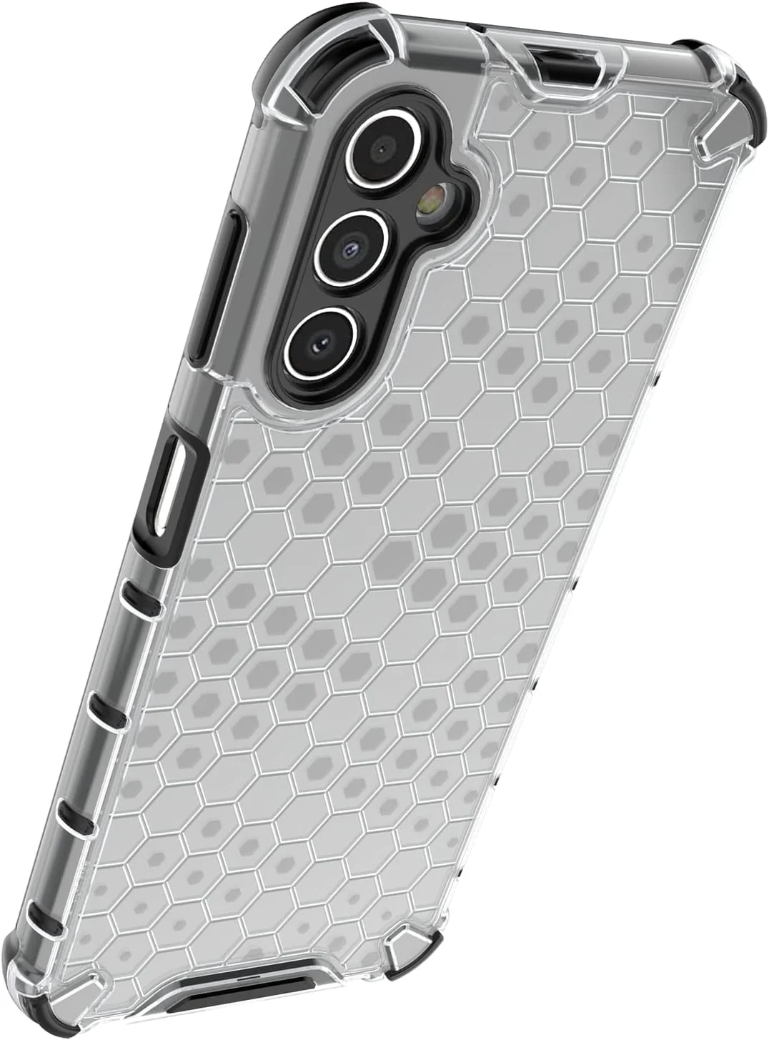 DL3 Mobilak Clear PC and TPU Protective Case for vivo Y02S / vivo Y16 4G with Shockproof Design - Clear
