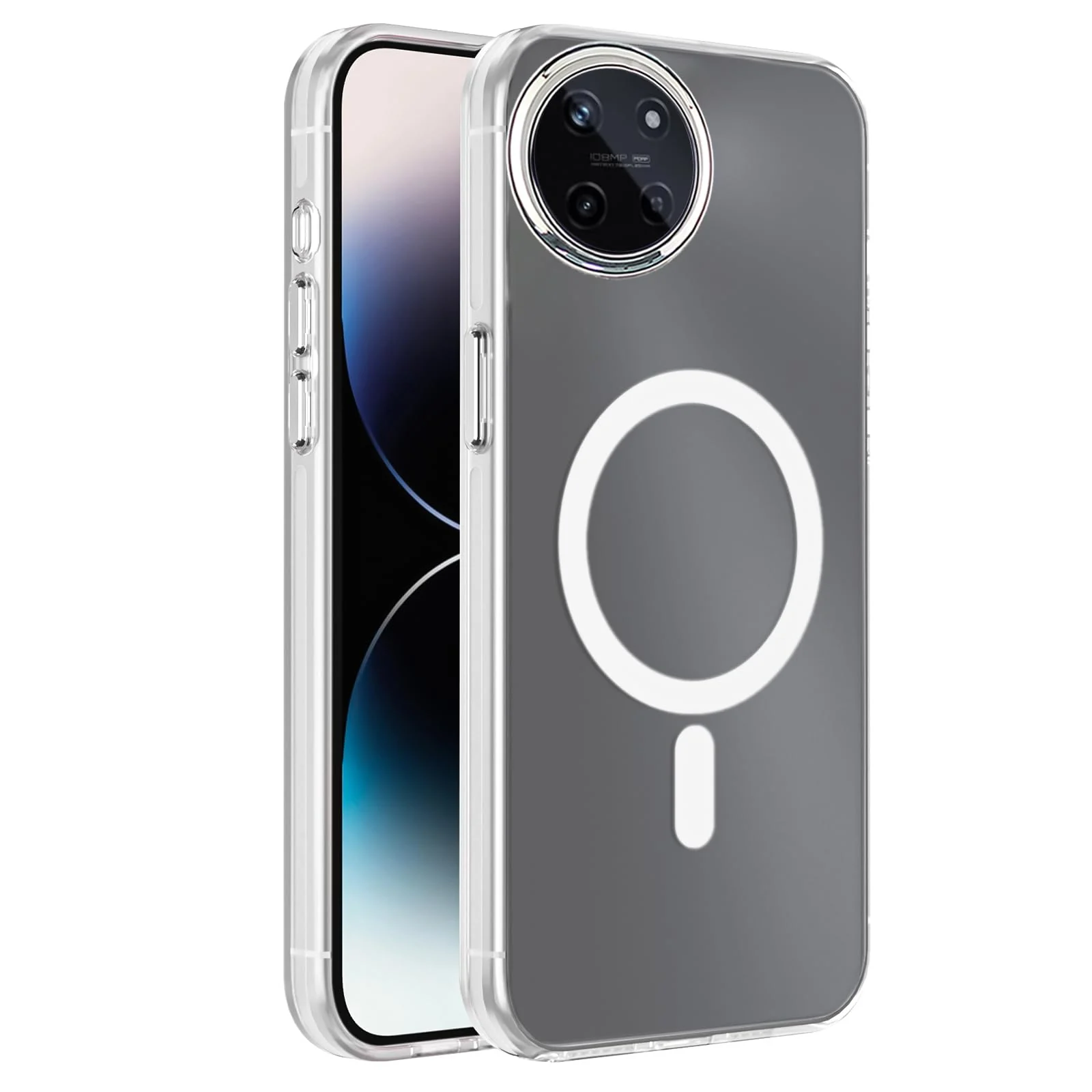 DL3 Mobilak Case For realme 11 4G Case Crystal [Not Compatible with MagSafe] Soft TPU Gel Case Flexible Silicone Anti-Scratch TPU Cover - Clear