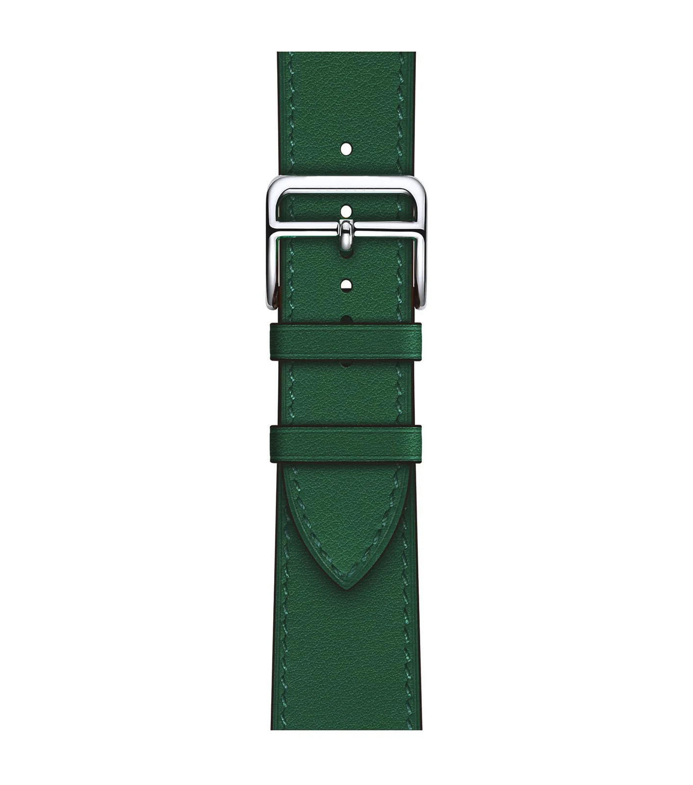 DL3 Mobilak Compatible with Apple Watch Band 49mm 46mm 45mm 44mm 42mm Leather Band Replacement Strap, Soft Leather Bracelet for iWatch Series 11 10 9 8 7 6 5 4 SE SE2 Ultra 3 2 1 - Green
