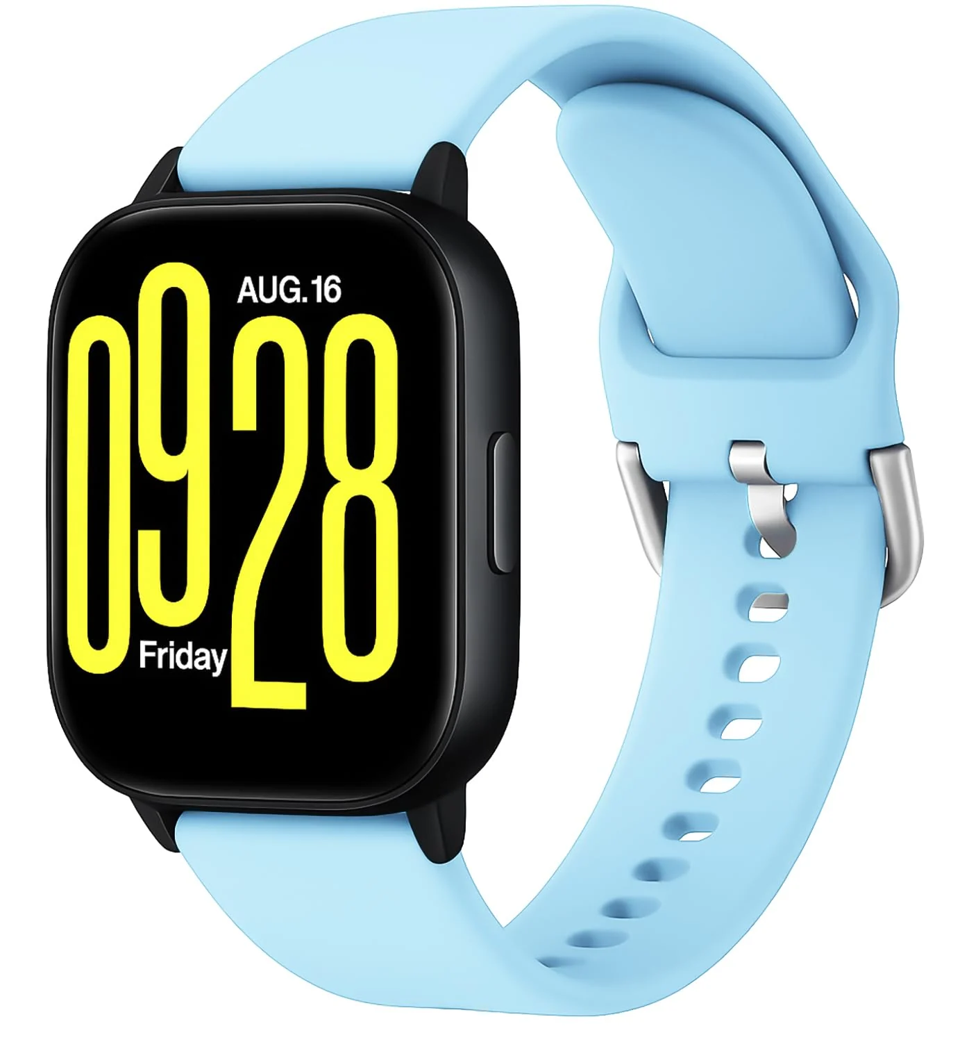 DL3 Mobilak Straps Compatible with Xiaomi Redmi Watch 5 Active/Redmi Watch 5 Lite Bracelet, 22mm Soft Silicone Replacement Band Sports Strap Wristbands [Wear-resistant] [breathable] - Light Blue