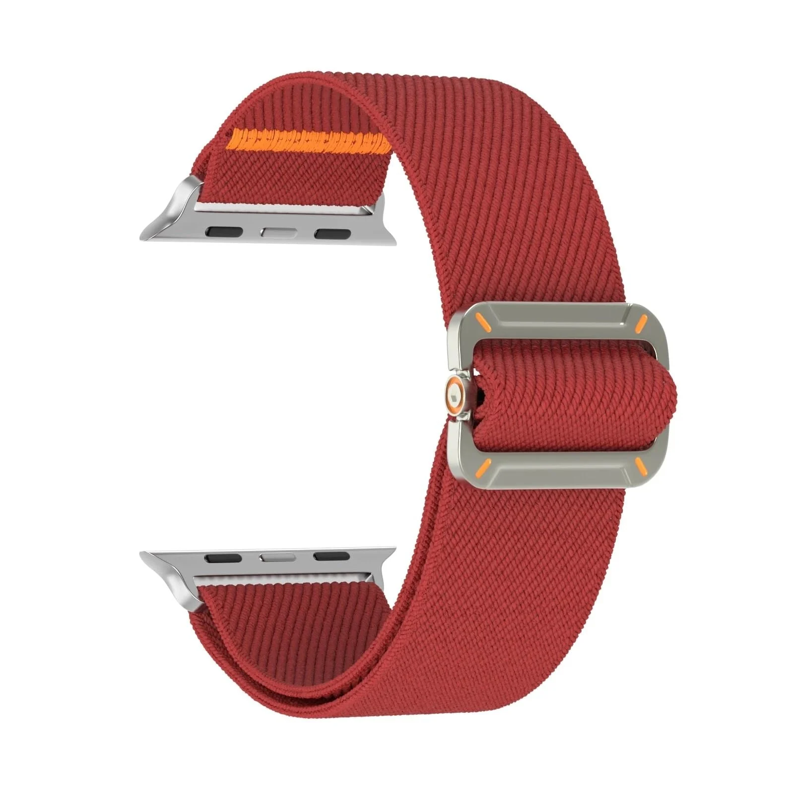 DL3 Mobilak Strap Compatible with Apple Watch Ultra/Ultra 2 Strap 49mm 46mm 45mm 44mm 42mm, Nylon Sport Band for iWatch Ultra SE Series 10 9 8 7 6 5 4 3 2 1, Men - Rose Red