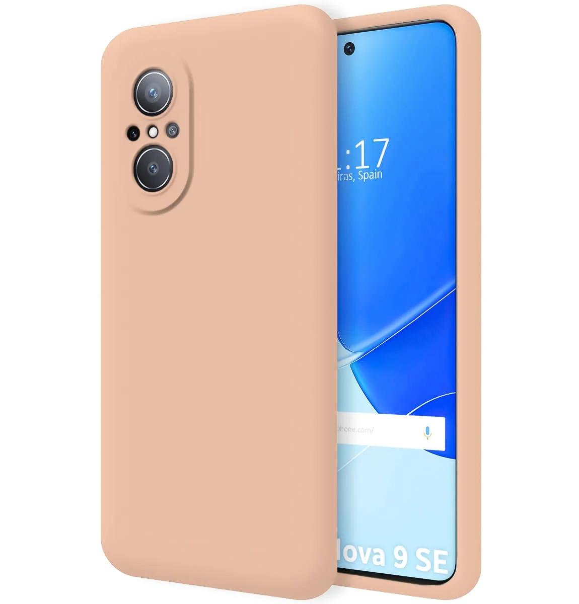 Dl3 Mobilak Huawei nova 9 SE Case,Soft Flexible Silicone Gel Rubber Bumper Cover,Slim Fit Full Body Shockproof Protective Phone Case (Light Purple)