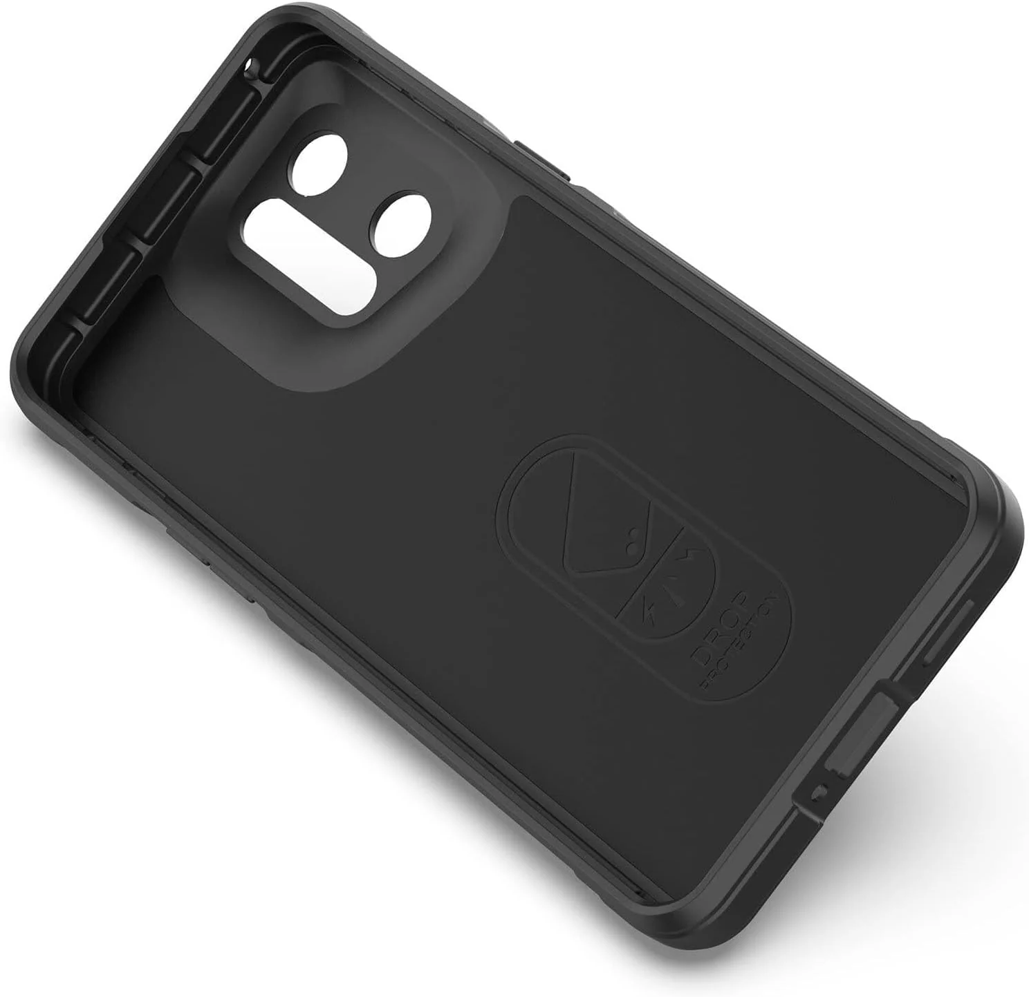 DL3 Mobilak Flexible Silicone and TPU Protective Case with Camera Protection for OPPO Find X5 - Black