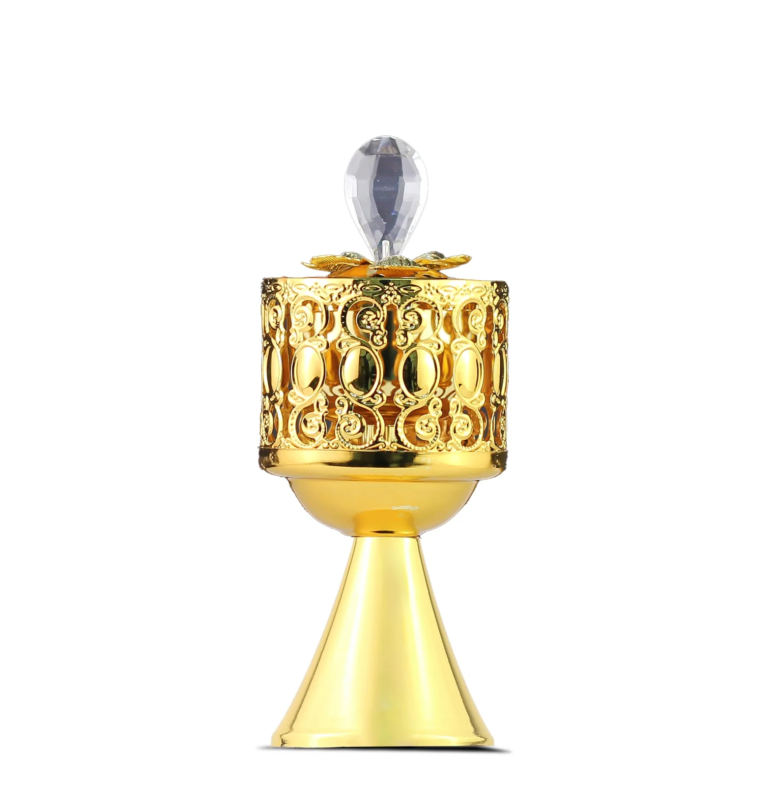 Mobigon Charcoal Incense Burner, Bakhoor Burner, Oud Frankincense Incense Burner, Vintage Arabic Burner, Suitable For Arabian Oud, Yoga, Spa and Aromatherapy, Office & Home Decor - Style 64
