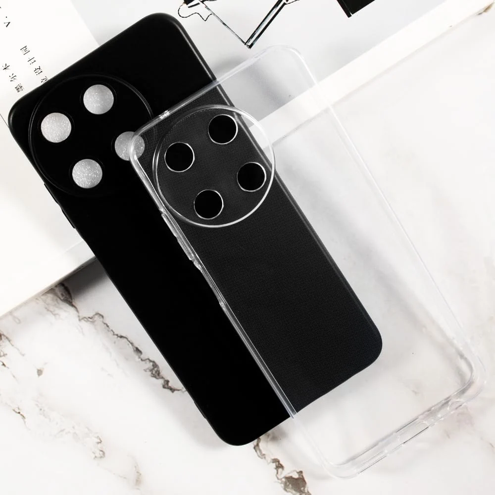 DL3 Mobilak Case Compatible with realme 11 4G Case Crystal Soft TPU Gel Case Flexible Silicone Anti-Scratch Camera Protection TPU Cover - Clear