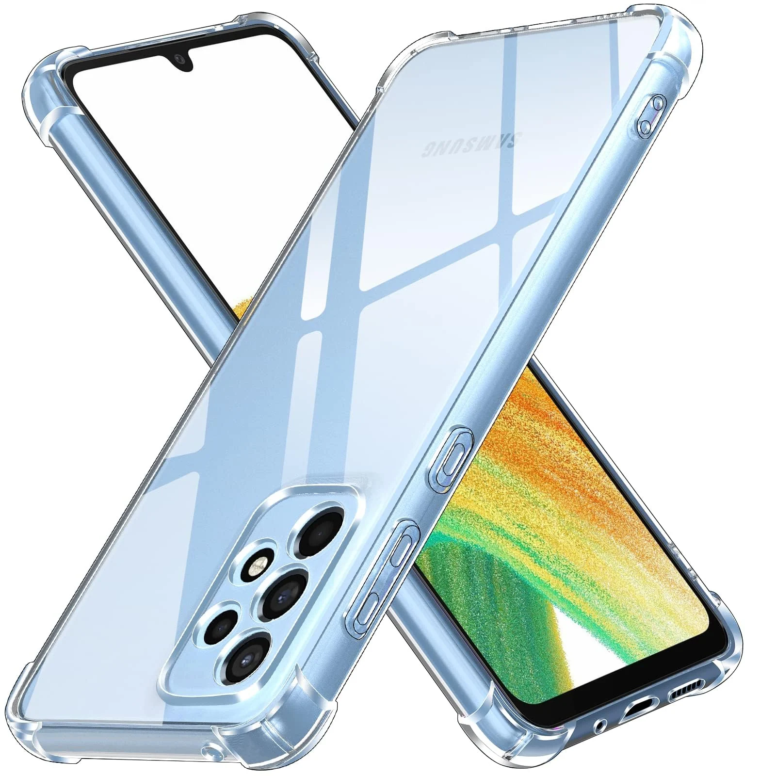 DL3 Mobilak Clear TPU Case for Samsung Galaxy A33 5G, Camera protection, Shock-absorbing protection, Scratch-resistant surface - Clear
