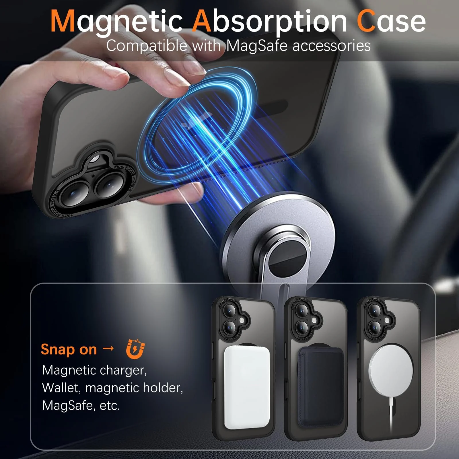 DL3 MOBILAK Protective Phone Case for Apple iPhone 17 - Black