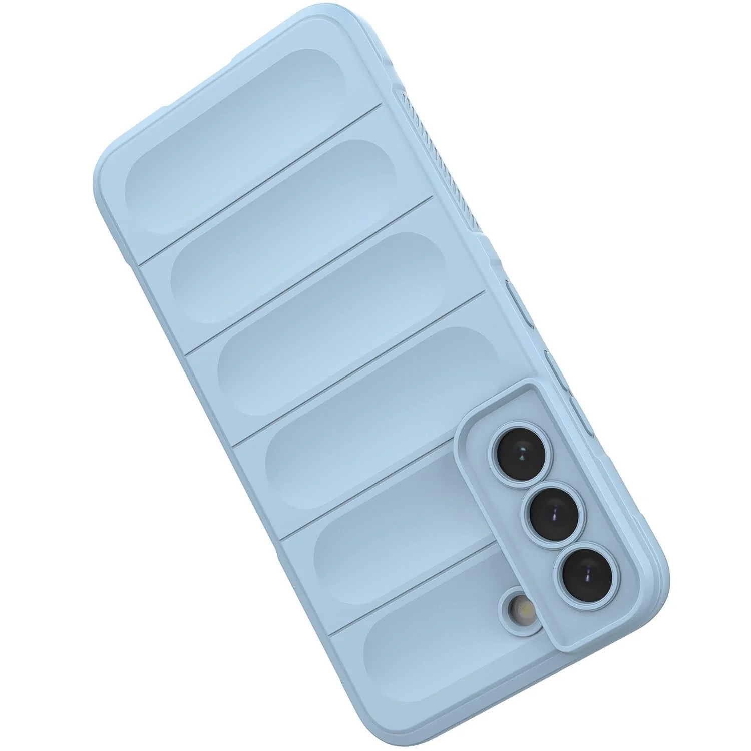 DL3 Mobilak Rugged Protective Case for Samsung Galaxy S21 FE, Camera protection, Shock-absorbing protection, Non-slip grip - Baby Blue