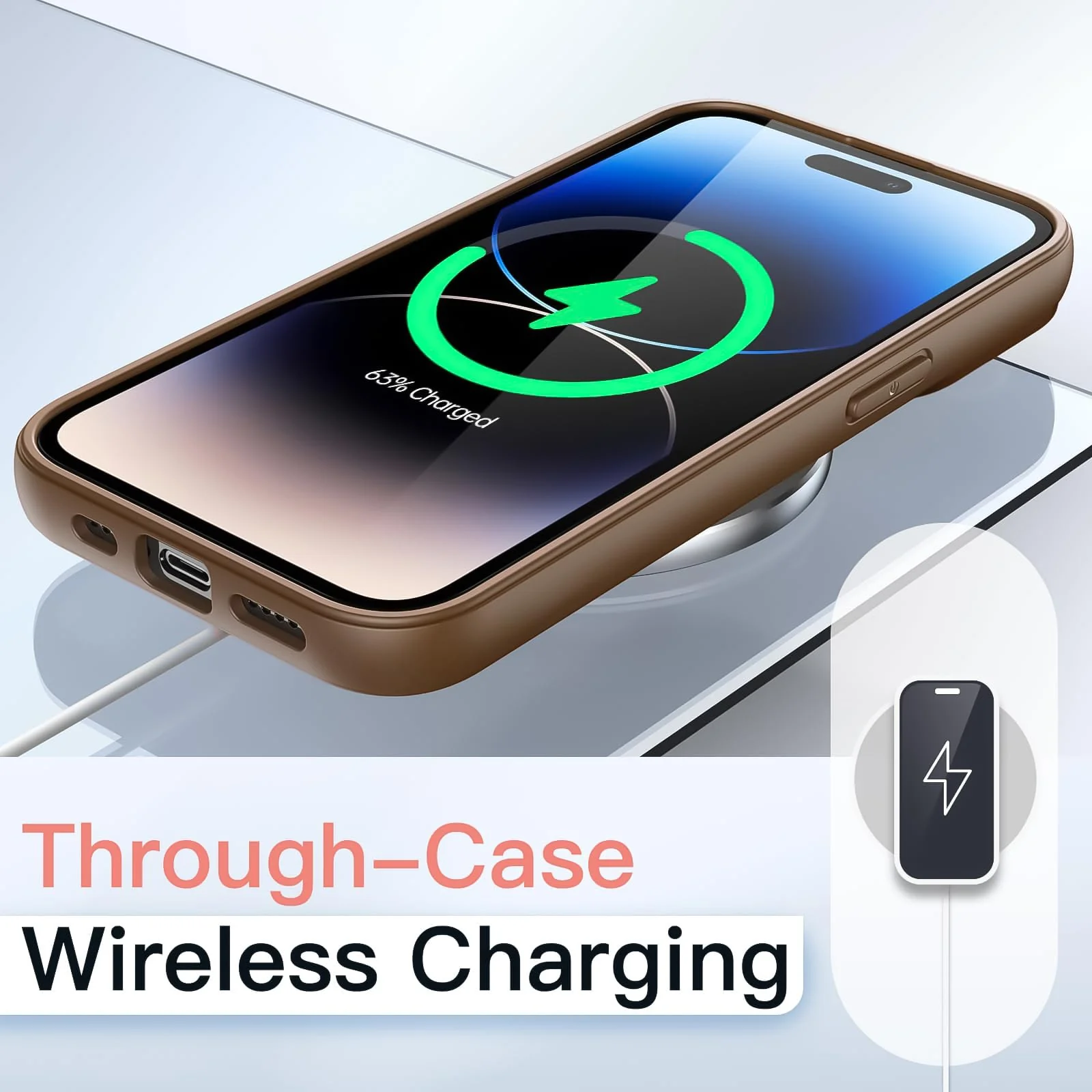 DL3 Mobilak Clear Protective Case for iPhone 11 - Desert Brown
