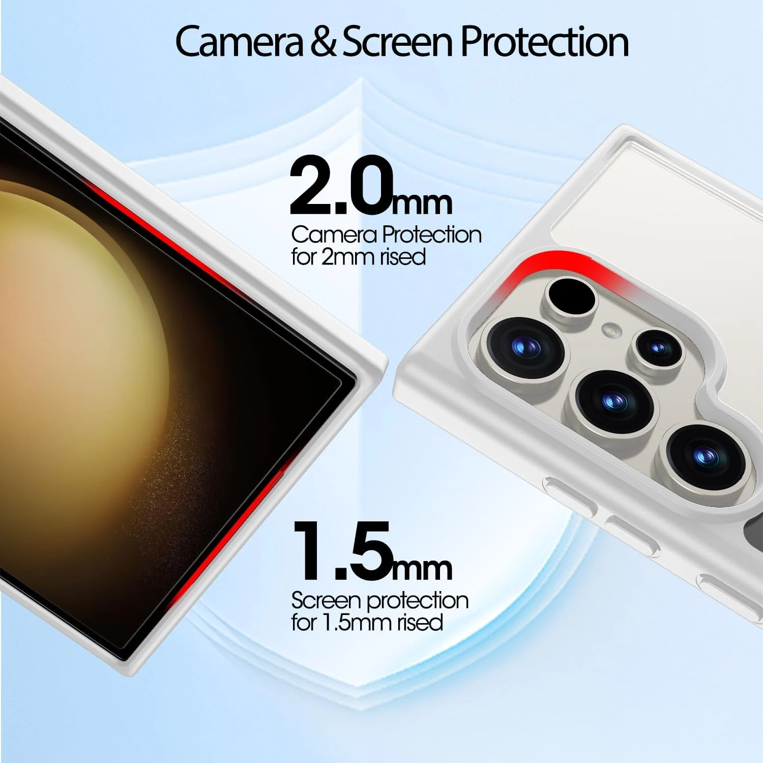 DL3 Mobilak Wallet Case with Card Slot for Samsung Galaxy S24 Ultra with Camera Protection and Magnetic Car-Mount Support - White
