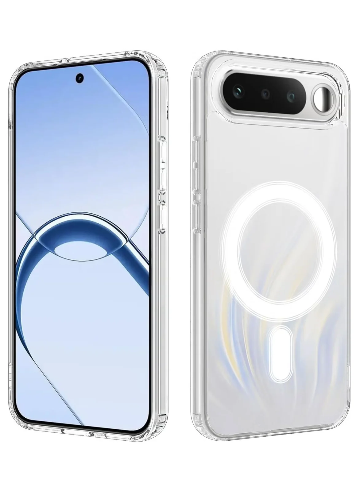 MOBIGON Slim Magnetic MagSafe-Compatible Phone Case for realme 16 5G, Clear