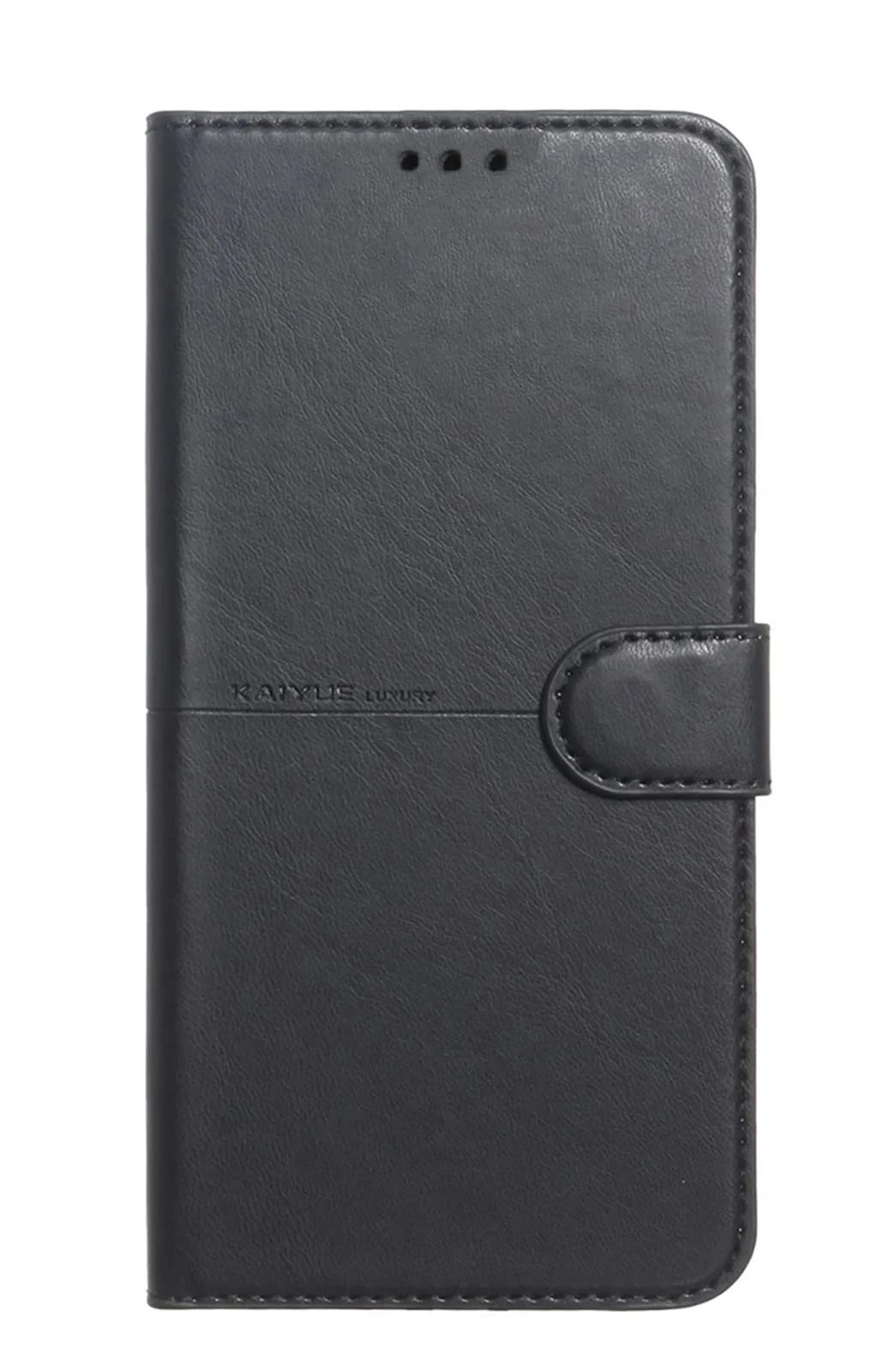 Dl3 Mobilak Case Compatible with Huawei Y9 (2019) Kaiyue Flip Leather Case Cover (Blue)