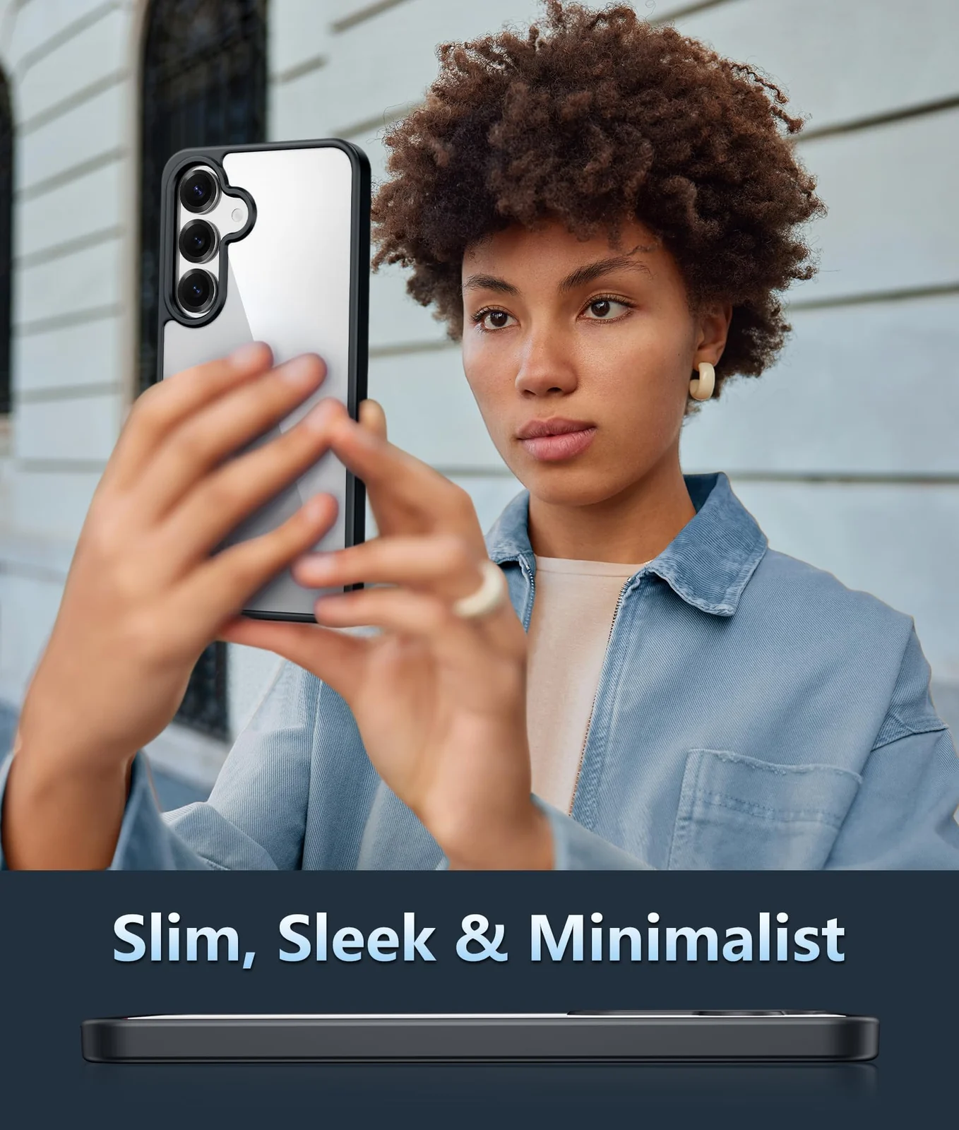 DL3 Mobilak Compatible with Samsung Galaxy S25+ Plus 6.7-Inch Case, Military-Grade Shockproof Anti-Yellowing, Supports Wireless Charging, Slim Protective Phone Case Full Bumper Cover - Black