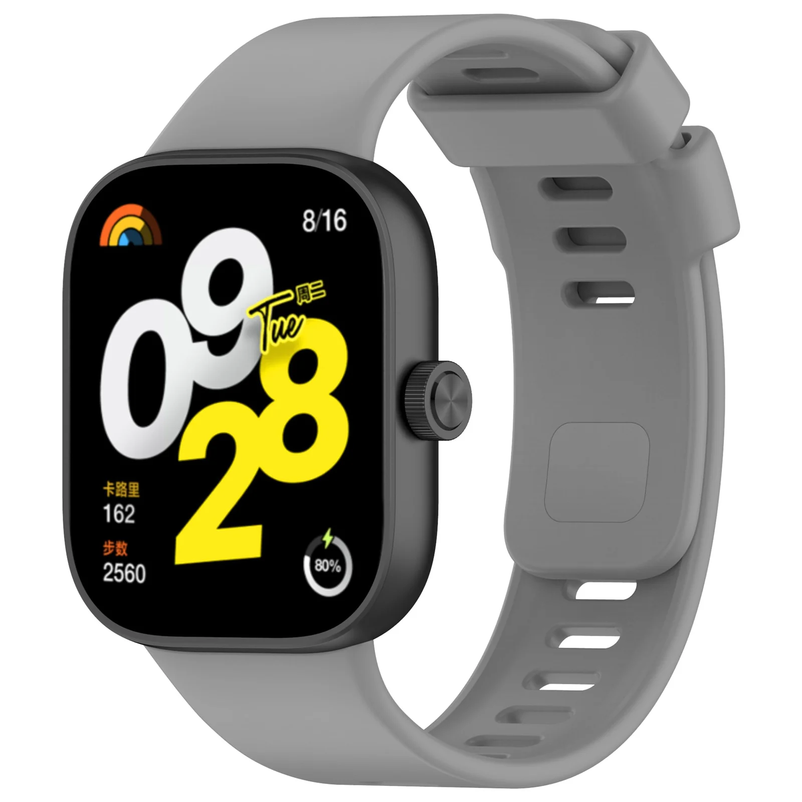 DL3 Mobilak Bracelet Compatible with Xiaomi Redmi Watch 6/5/4 / Xiaomi Smart Band 10 Pro/9 Pro/8 Pro, Soft TPU Replacement Strap Sports, Strap for Men and Women - Gray