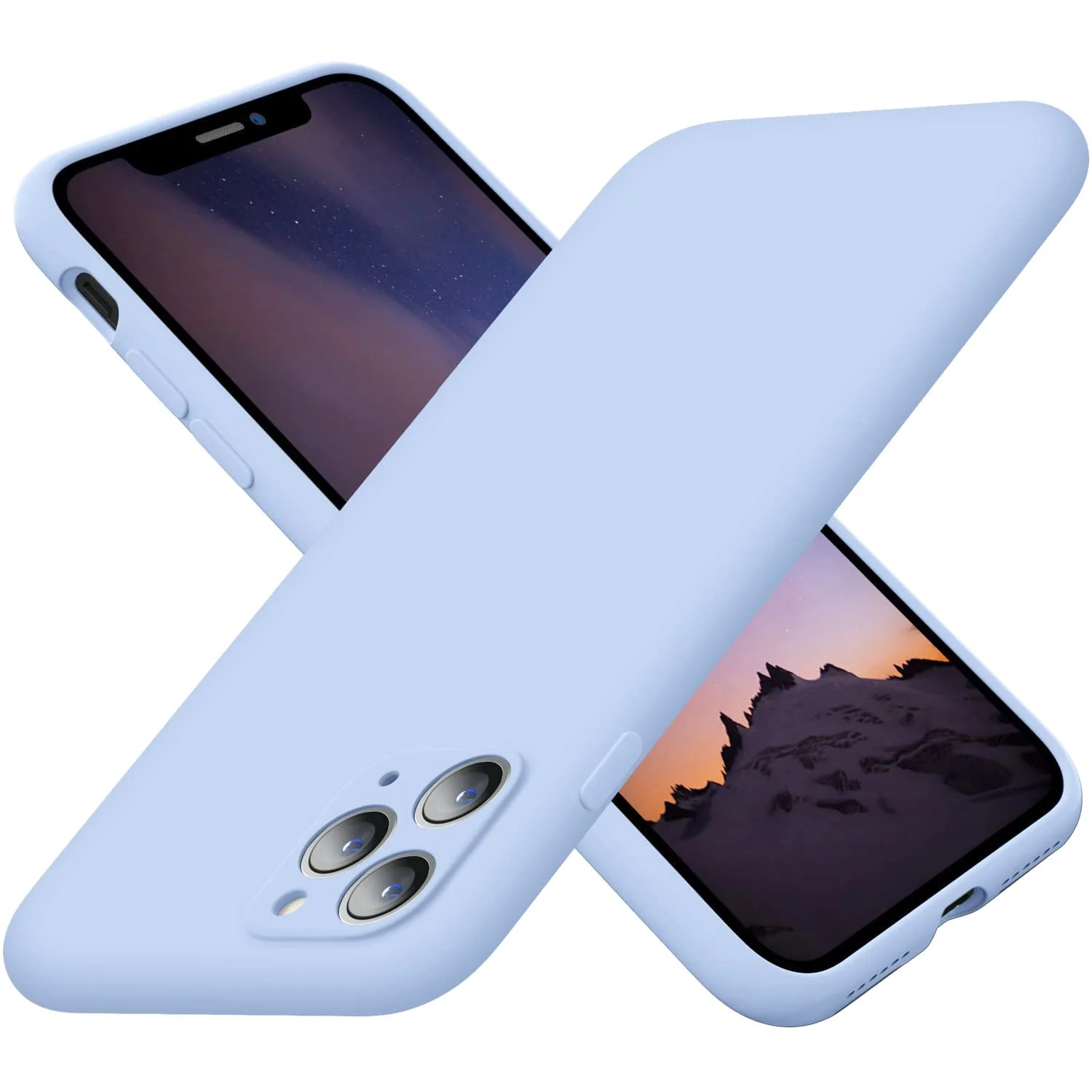 Dl3 Mobilak Liquid Silicone Case for iPhone 11 Pro Max, [Camera Protection] [Anti Fingerprint] [Wireless Charging] 4 Layer Phone Case Protective Cover, Built-in Microfiber Cover, 6.5 Inch (Wine Red)