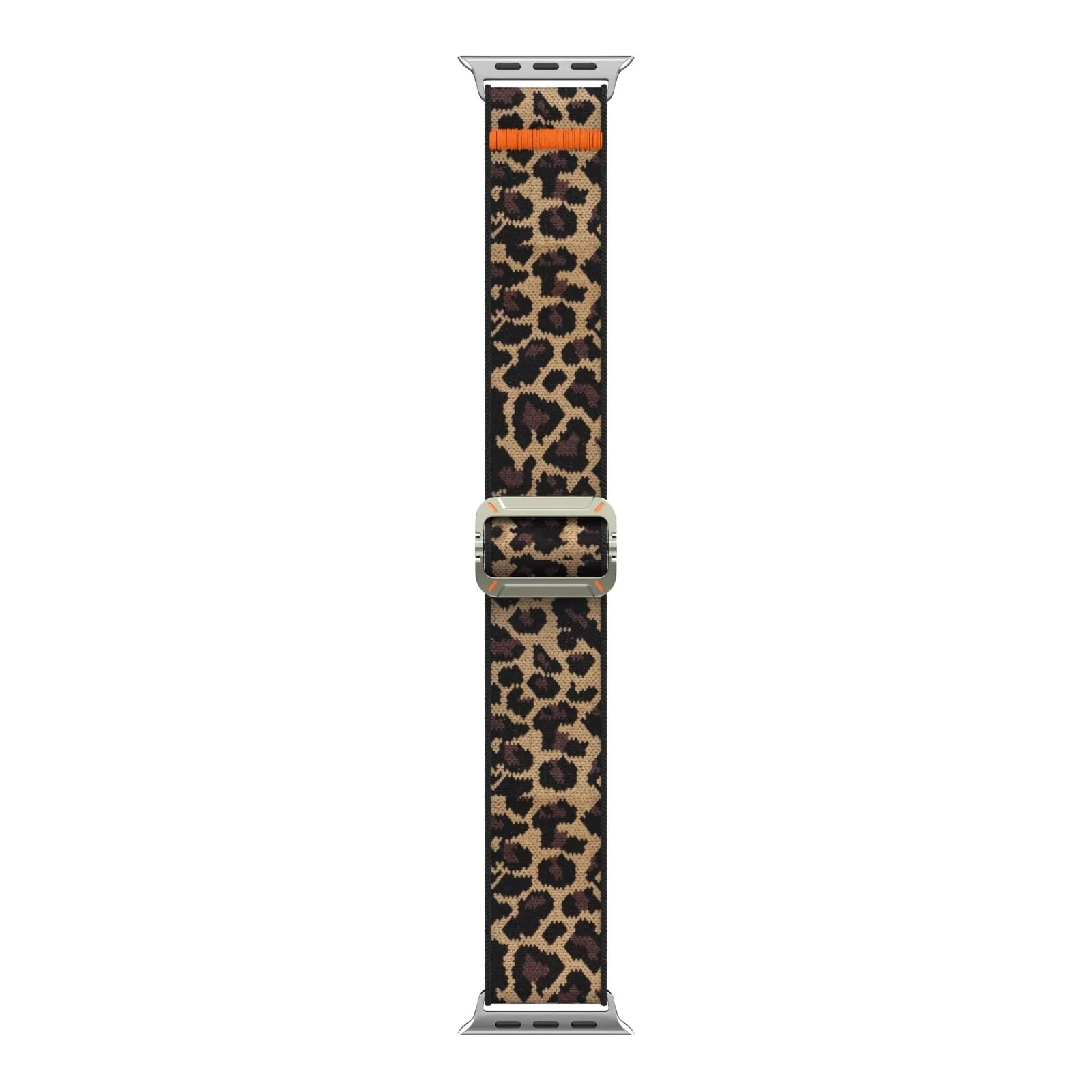 DL3 Mobilak Strap Compatible with Apple Watch Ultra/Ultra 2 Strap 49mm 46mm 45mm 44mm 42mm, Nylon Sport Band for iWatch Ultra SE Series 10 9 8 7 6 5 4 3 2 1, Men - Leopard