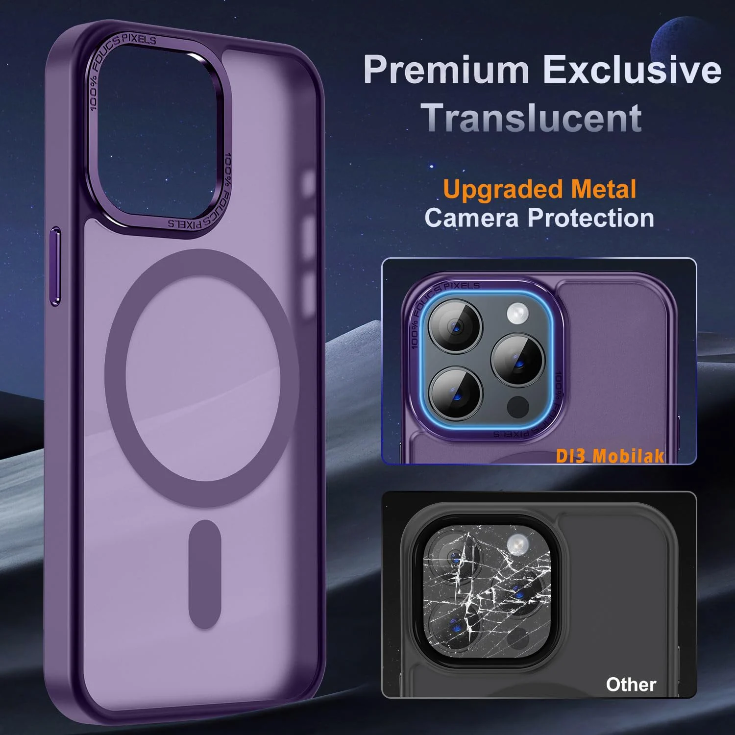 DL3 MOBILAK Protective Phone Case for Apple iPhone 11 Pro - Purple