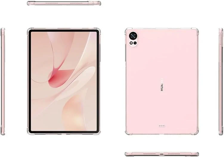 DL3 Mobilak Case For Huawei MatePad Air 12 inch 2024/Matepad 12X 2024 Case Matepad 12X 2024, Ultra Thin Silicone Shockproof Back Shell HD TPU Protective Cover - Clear