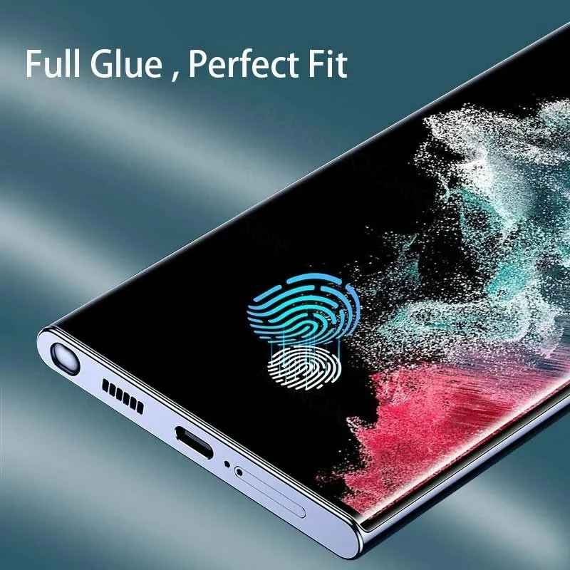 DL3 Mobilak Full Glass Screen Protector for Samsung Galaxy Note 20 Ultra - Tempered Glass Full Glue Cover Film - Clear