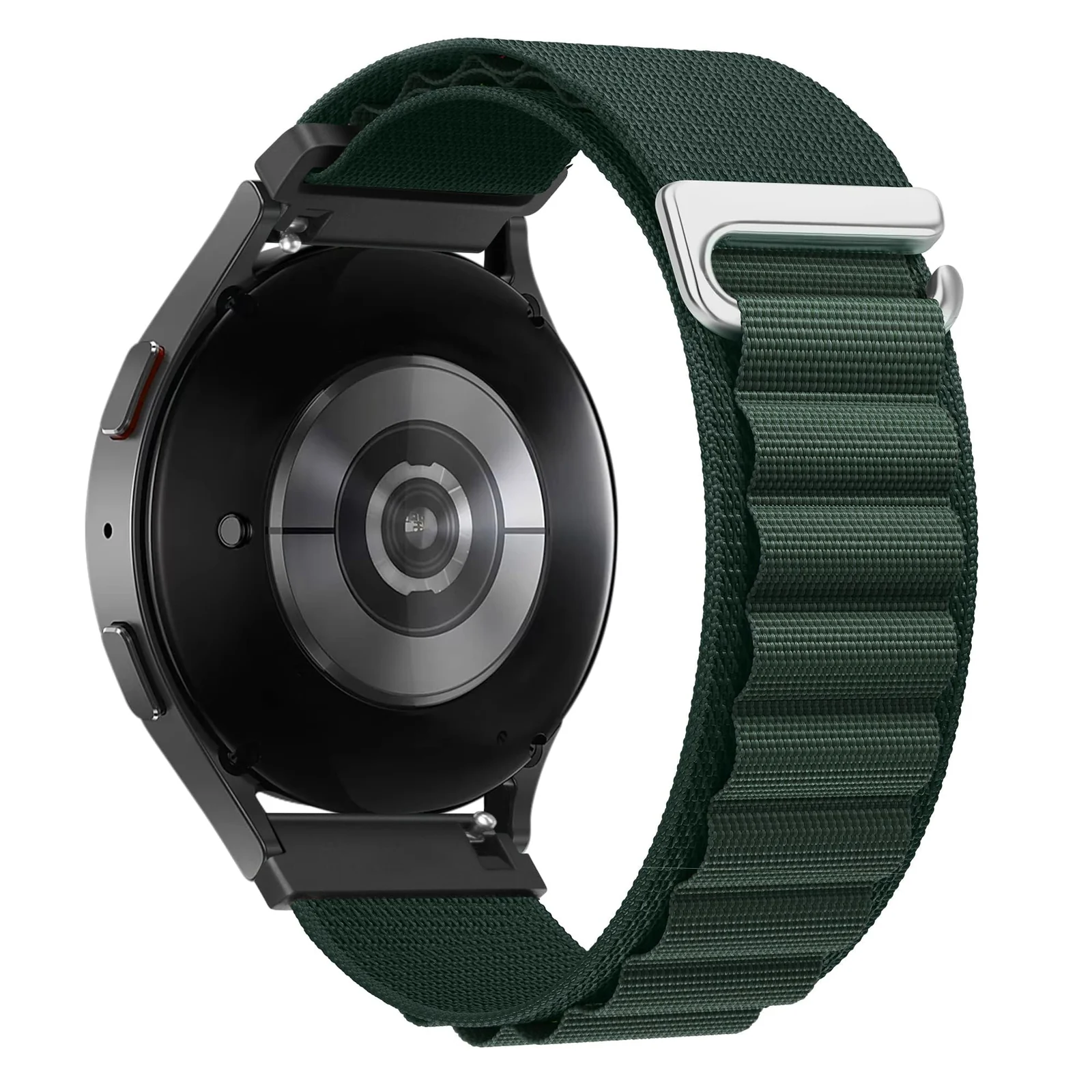 DL3 Mobilak Alpine Loop Bands Sport Nylon 20MM For Samsung Galaxy Watch 7 6 5 4 40mm 44mm/5 Pro 45mm/S2 classic/active 2 40mm 44mm/Amazfi GTS 2/2e/GTS 3/3 Pro/GTS 4/GTS 2 Mini/3 Mini/4 Mini/Bip 3 Pro - Clover Green