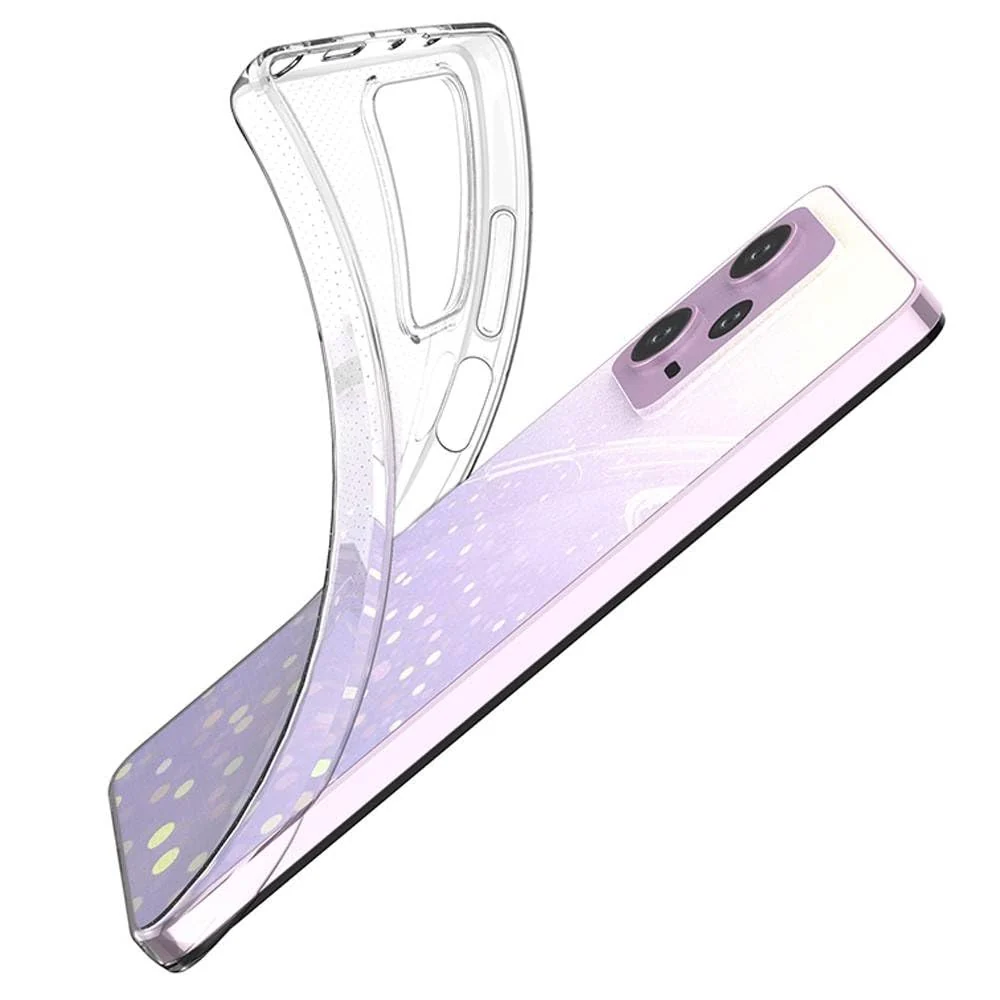 DL3 Mobilak Case Compatible with Xiaomi Redmi Note 12 Pro 5G/Poco X5 Pro 5G Case Crystal Soft TPU Gel Case Flexible Silicone Anti-Scratch Camera Protection TPU Cover - Clear