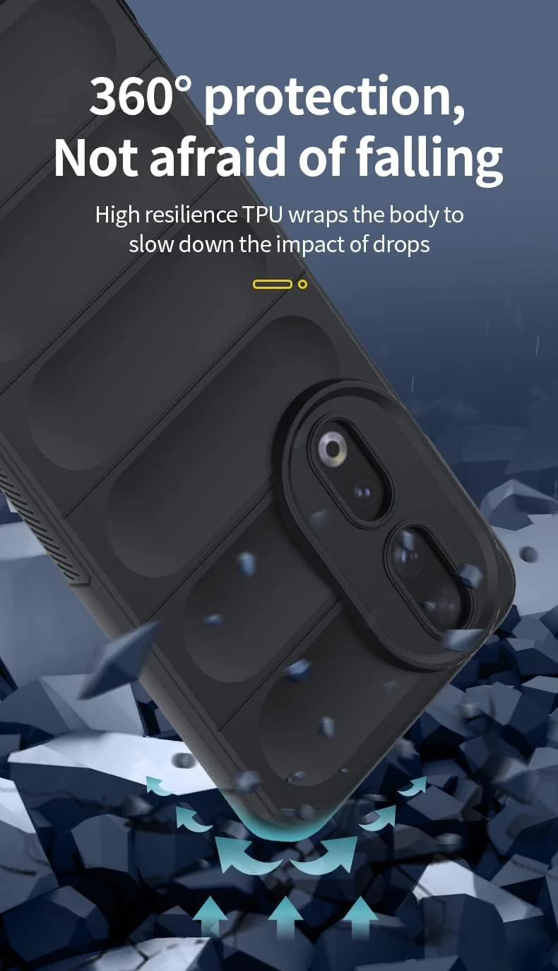 DL3 Mobilak Soft Silicone Protective Case for Honor 90 with Camera Protection and Shockproof Design - Gray