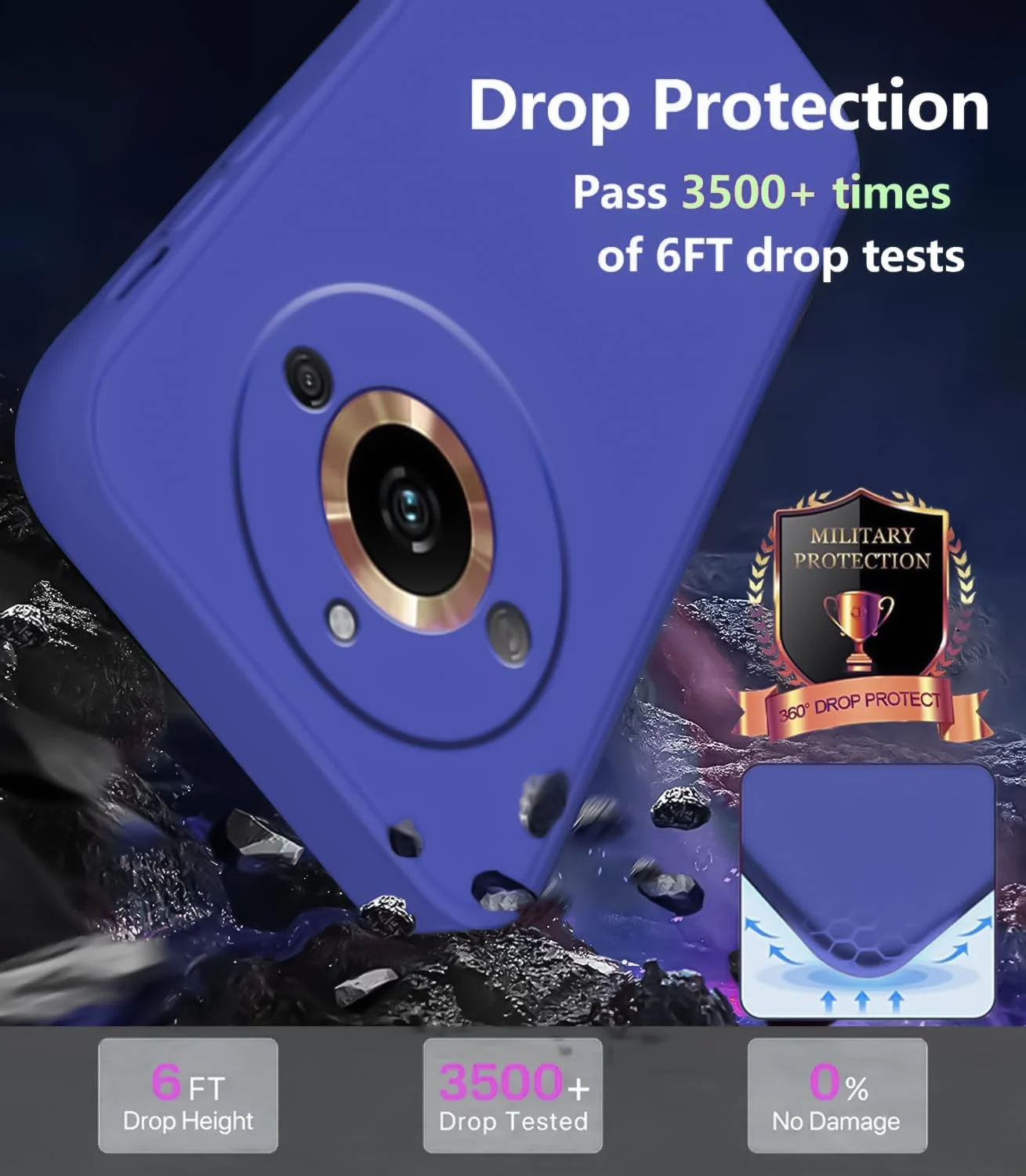 DL3 Mobilak Liquid Silicone Protective Case with Soft Microfiber Lining with Full Camera Protection for realme 11 Pro & realme 11 Pro+ Plus 5G - Light Blue
