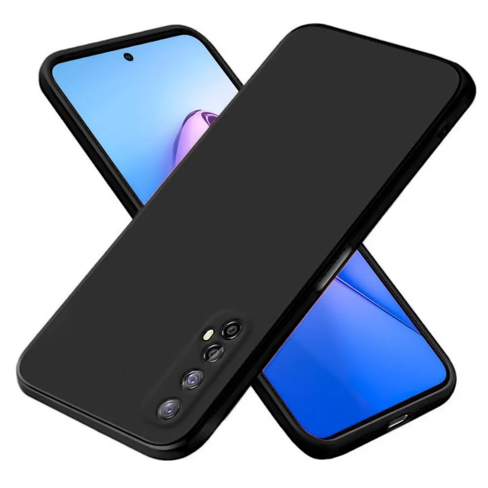 Dl3 Mobilak Realme 7 Case, Soft Flexible Liquid Silicone Gel Rubber Bumper Cover, Full Body Shockproof Protective Phone Case (Blue 2)