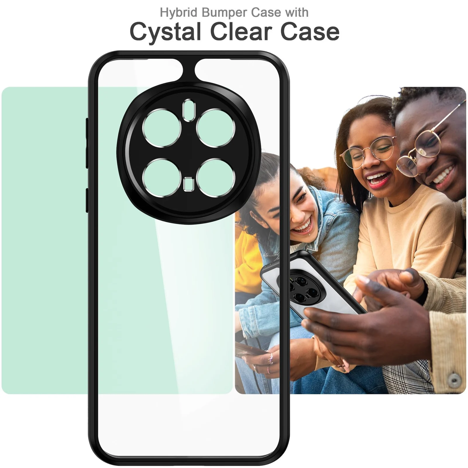 DL3 Mobilak Soft Silicone Protective Case for Honor Magic 7 Pro 5G with Camera Protection and Military-Grade Protection - Black