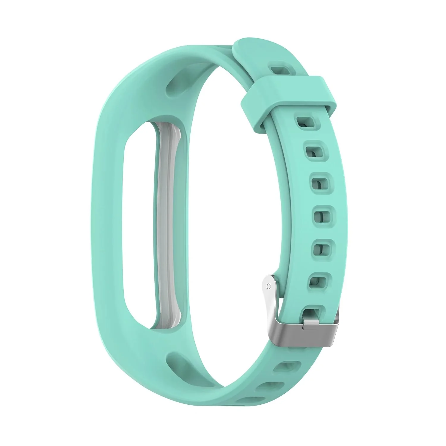 DL3 Mobilak Silicone Watch Band Strap Compatible for Huawei Honor Band 4 Running Version/Huawei Band 3e/ Band 4e Smart Watch Bracelet Replacement - Black